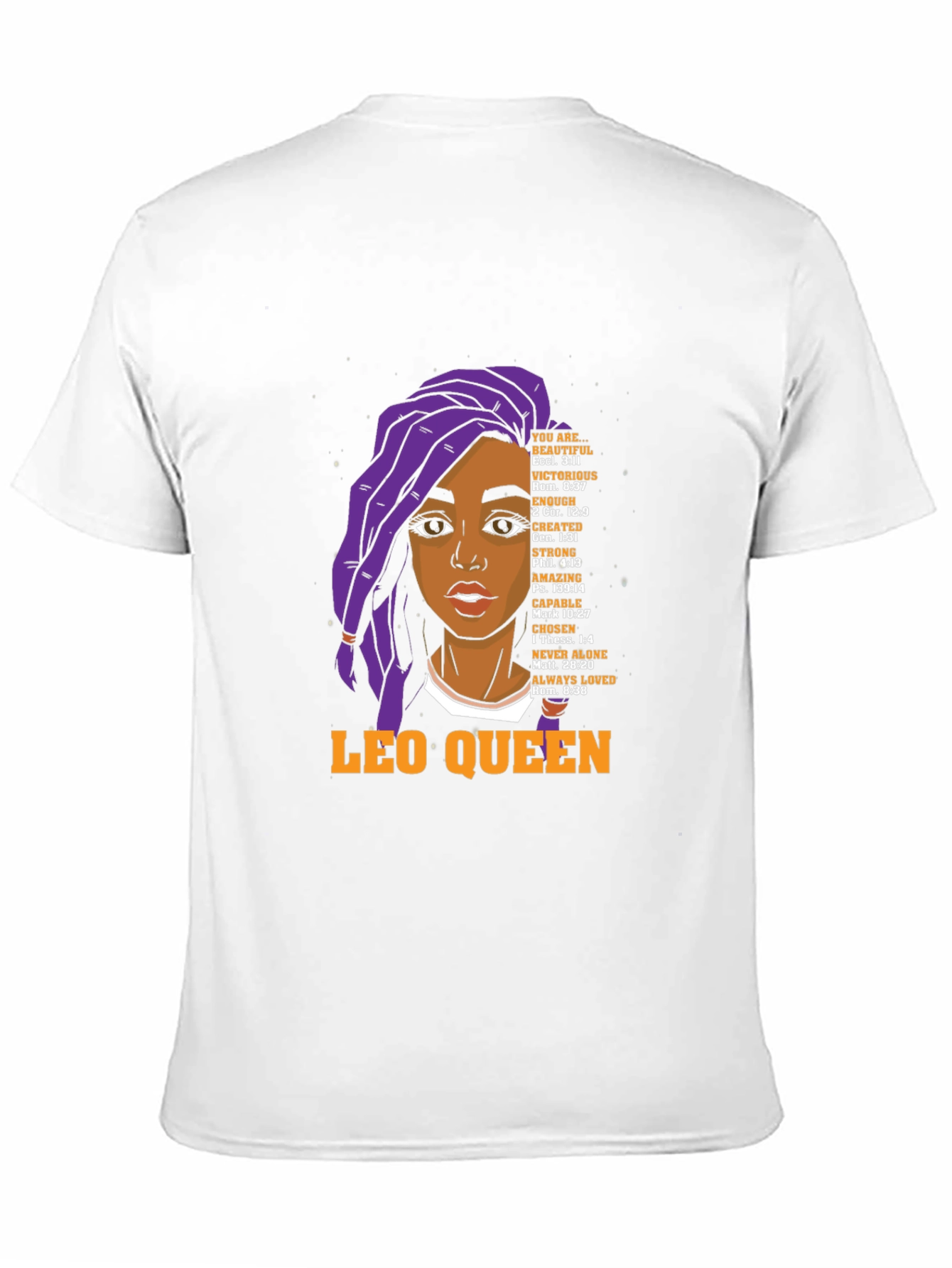 Leo Queen Graphic T-Shirt - Black