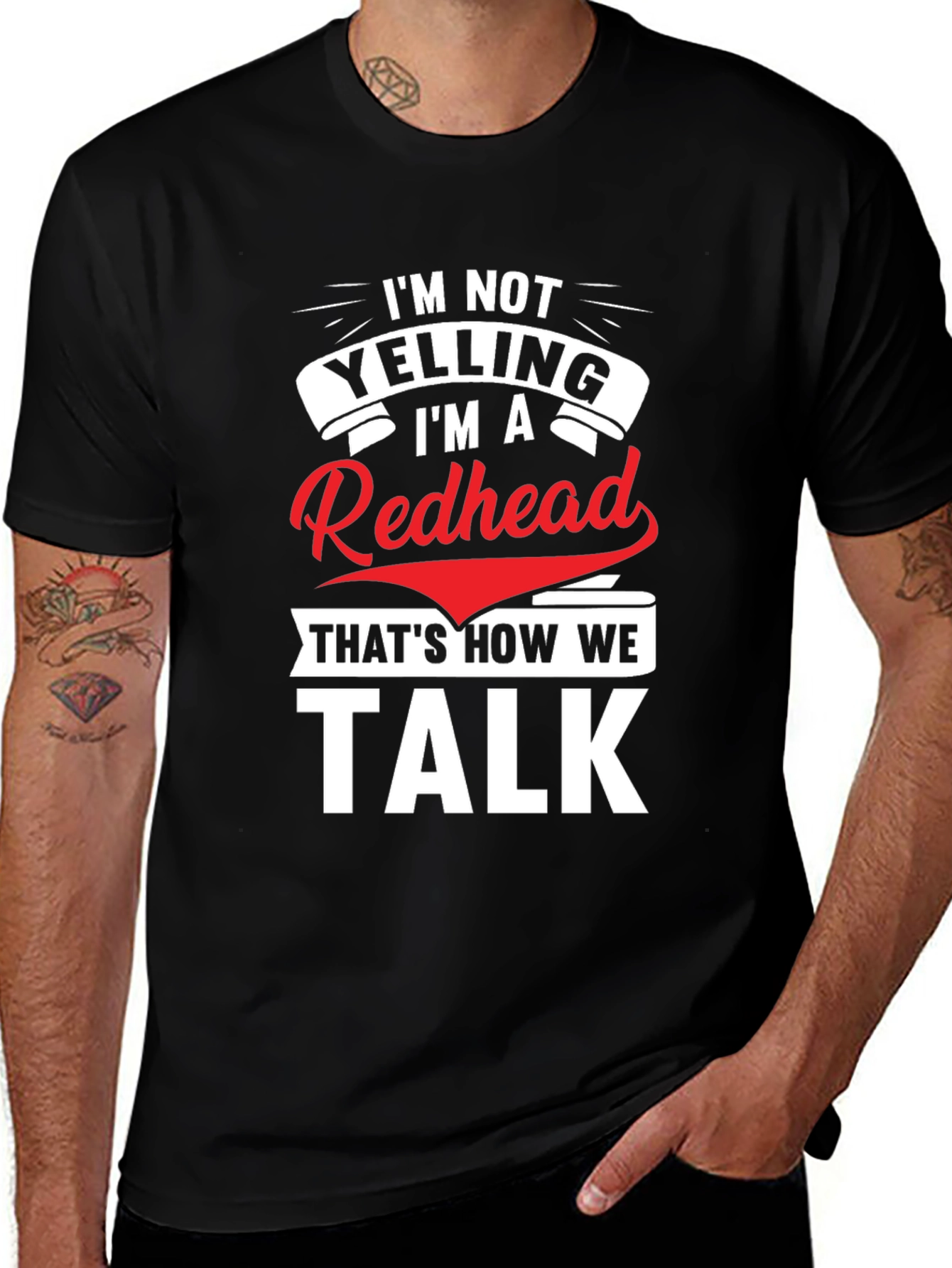 Redhead Talk Tee - Funny Slogan T-Shirt