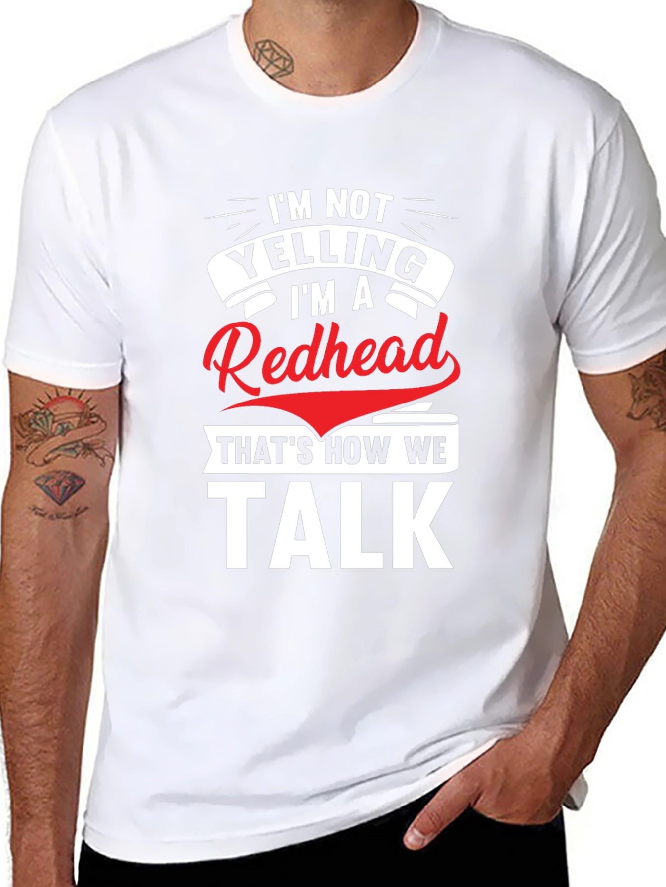 Redhead Talk Tee - Funny Slogan T-Shirt