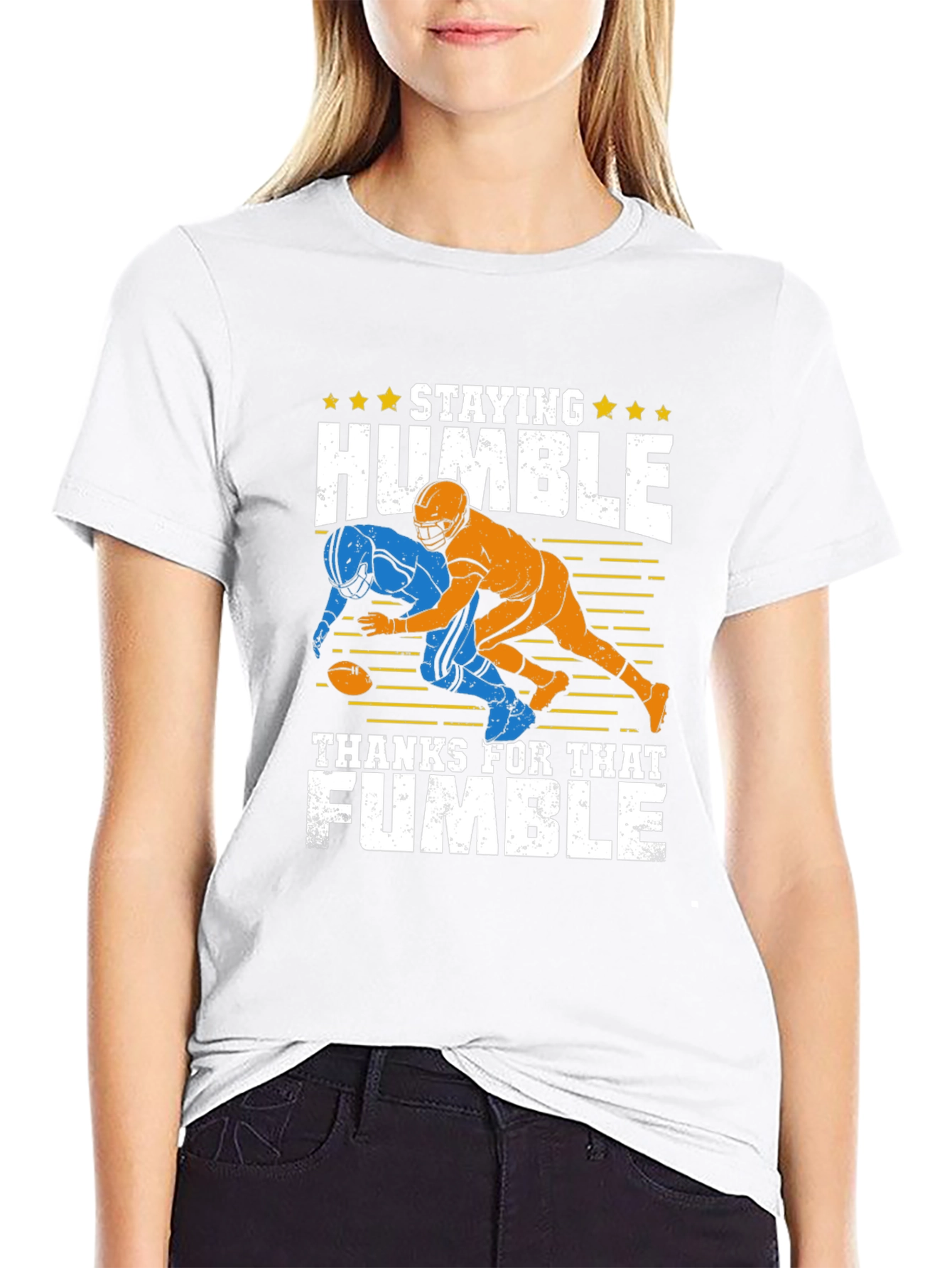 Staying Humble Football T-Shirt