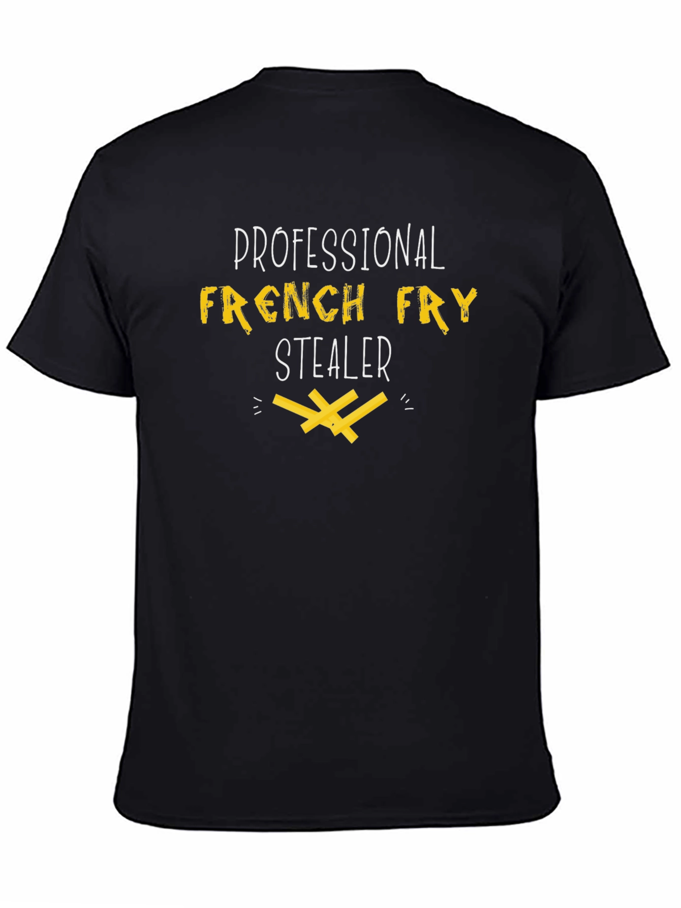 Funny French Fry Stealer Graphic T-Shirt
