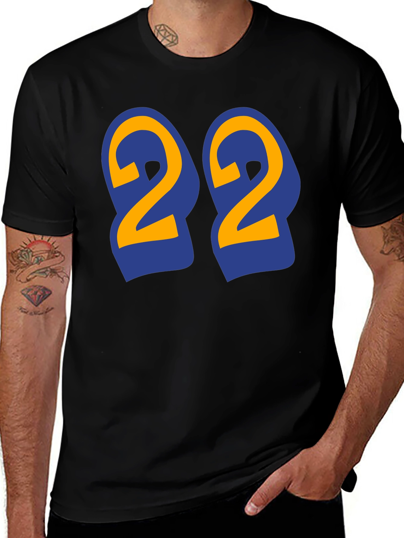 Number 22 Graphic T-Shirt - Bold Design