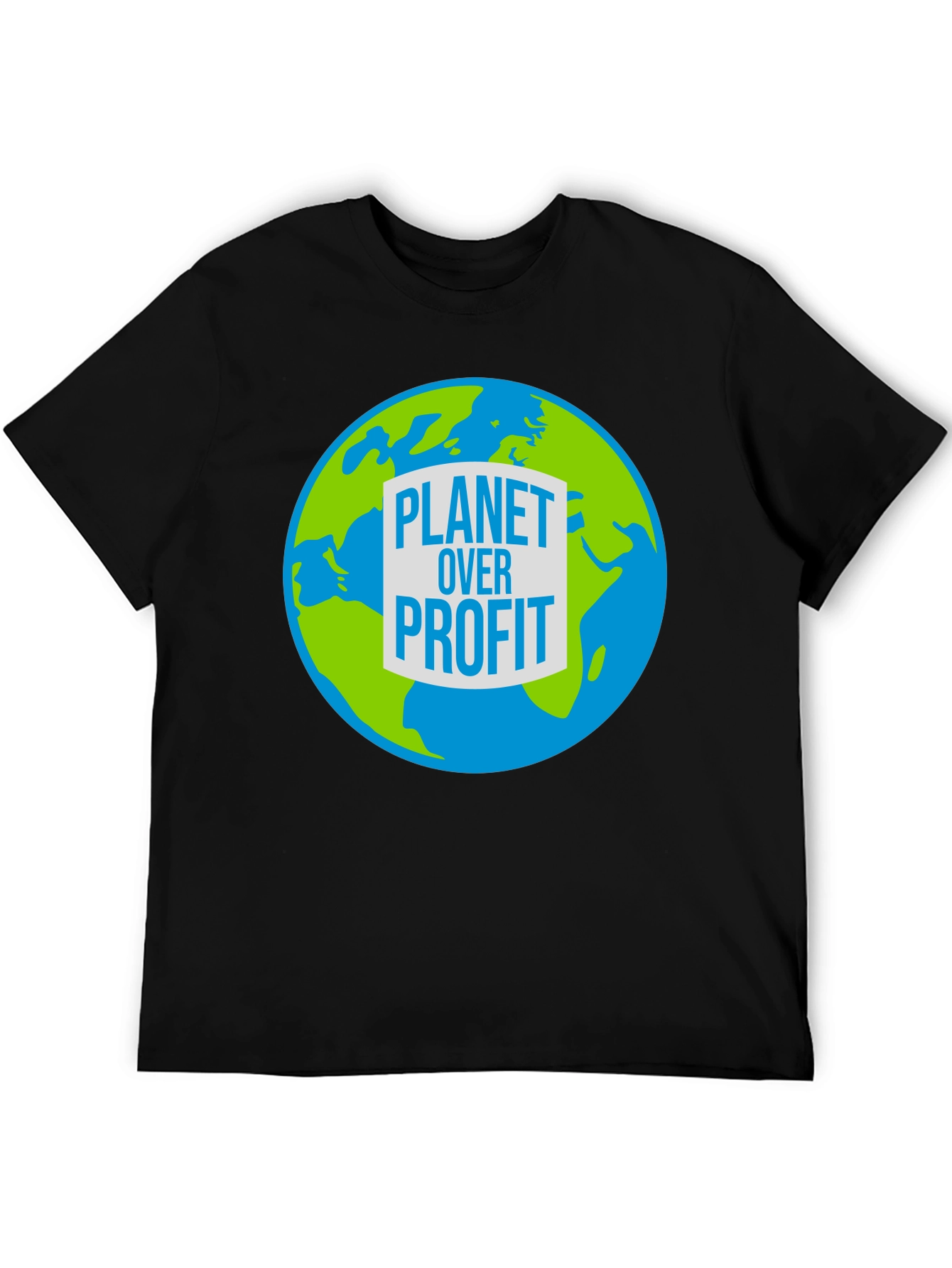 Planet Over Profit Graphic Tee - Eco-Friendly Design