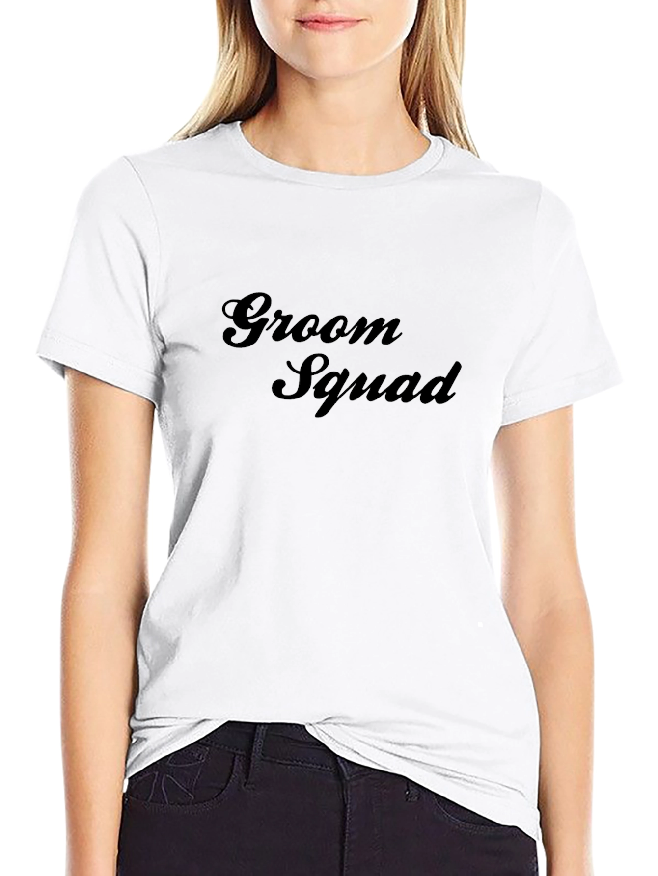Groom Squad Crew Neck T-Shirt
