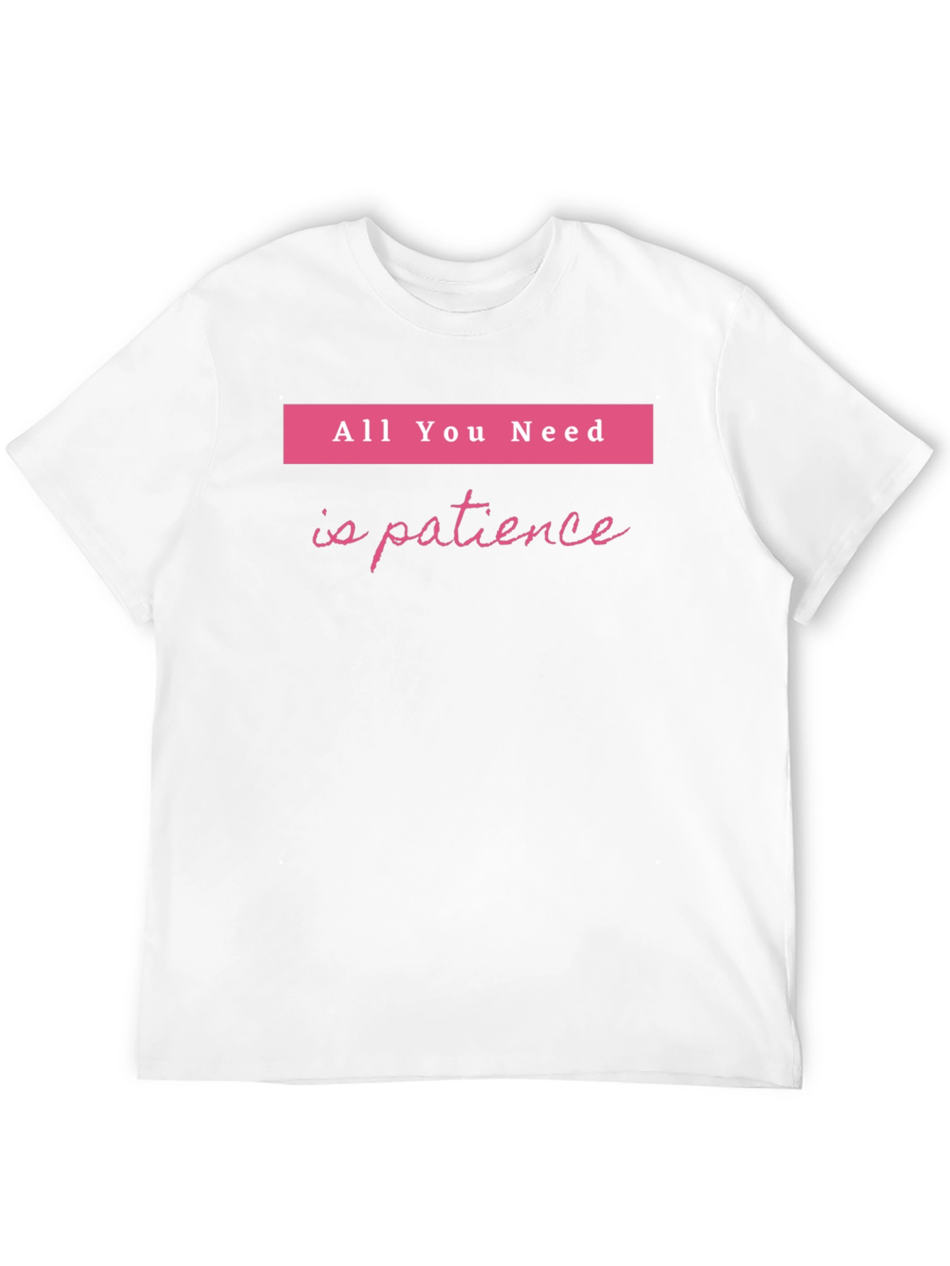 Patience Graphic Tee - Soft Cotton Blend