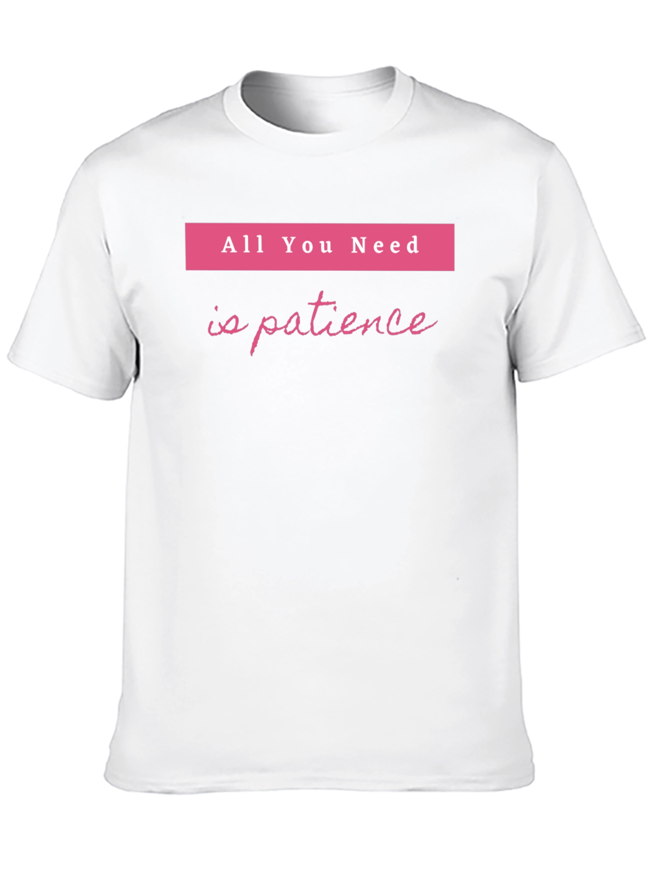 Patience Graphic Tee - Soft Cotton Blend