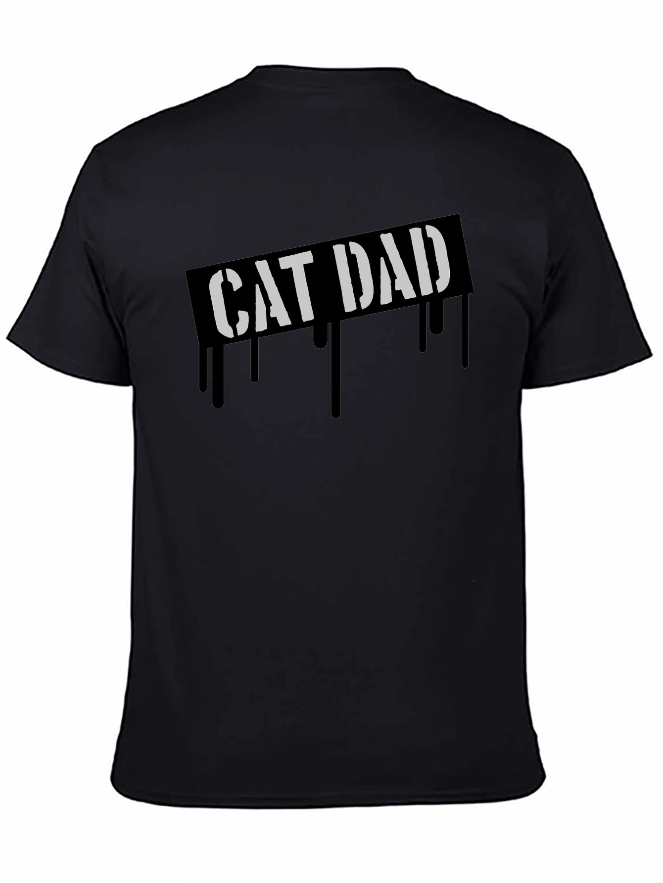 Cat Dad Graphic Tee - Cool Fathers Day Gift