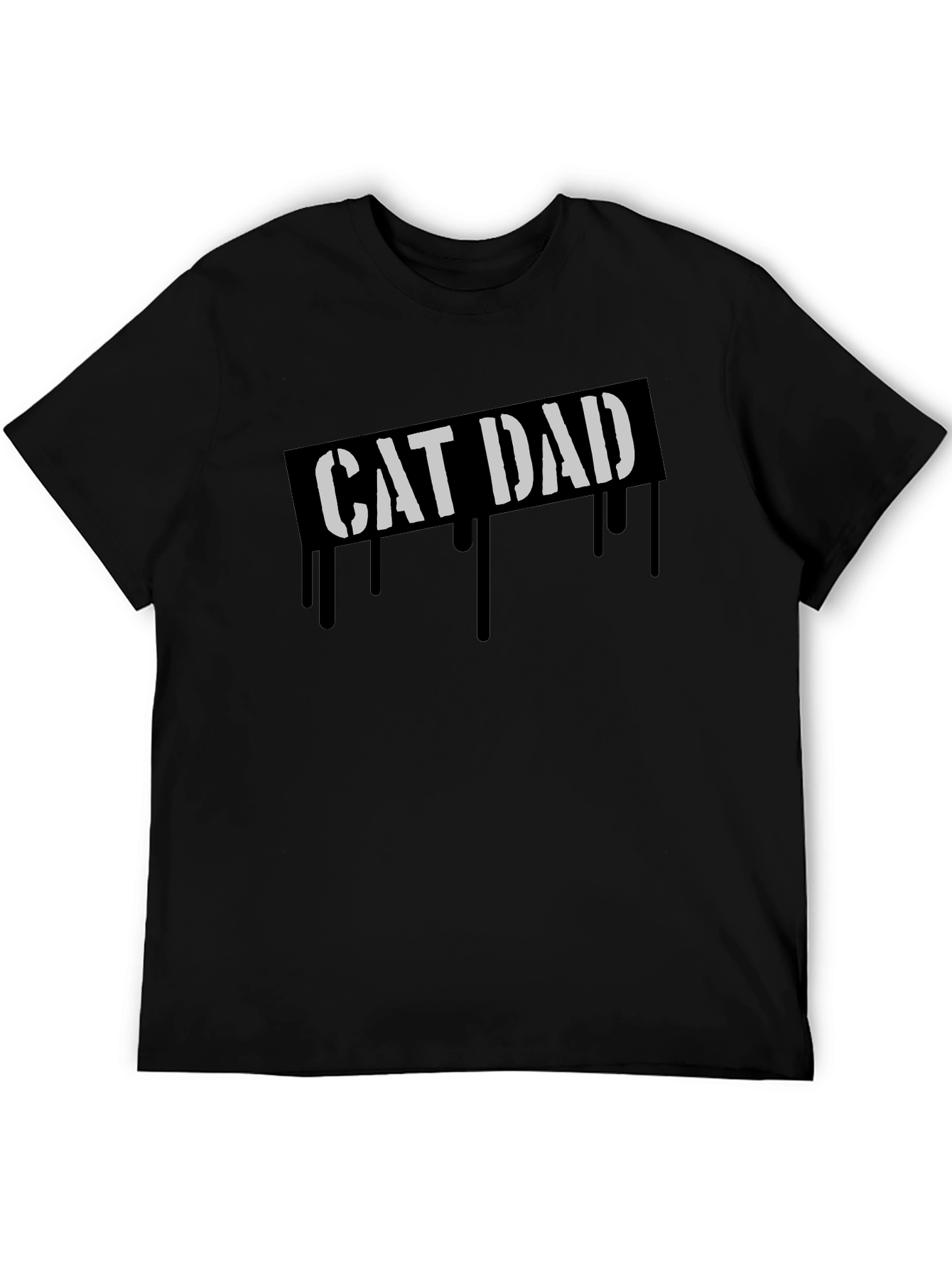 Cat Dad Graphic Tee - Cool Fathers Day Gift