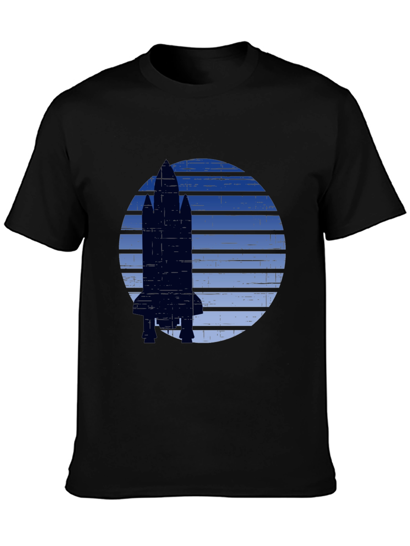Rocket Graphic T-Shirt - Retro Space Design