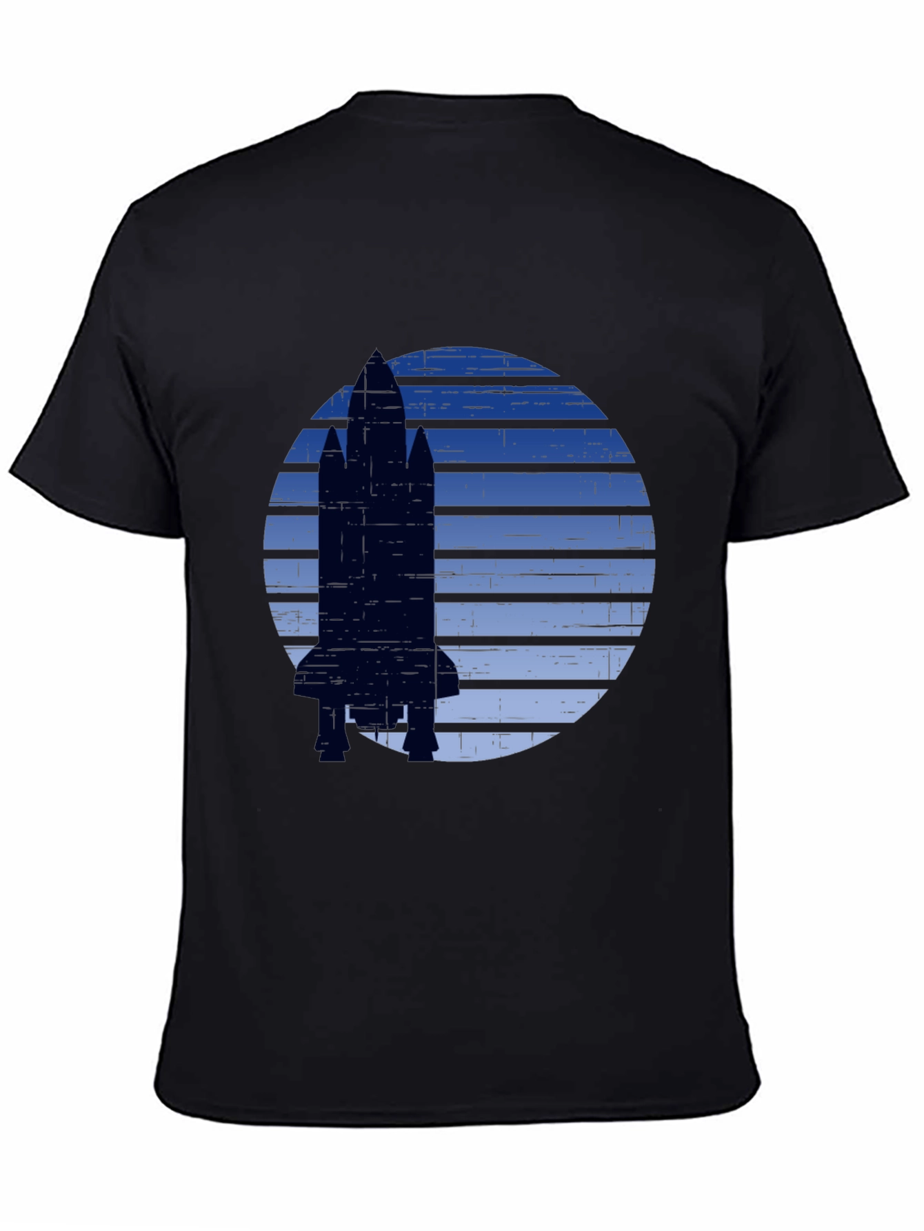 Rocket Graphic T-Shirt - Retro Space Design