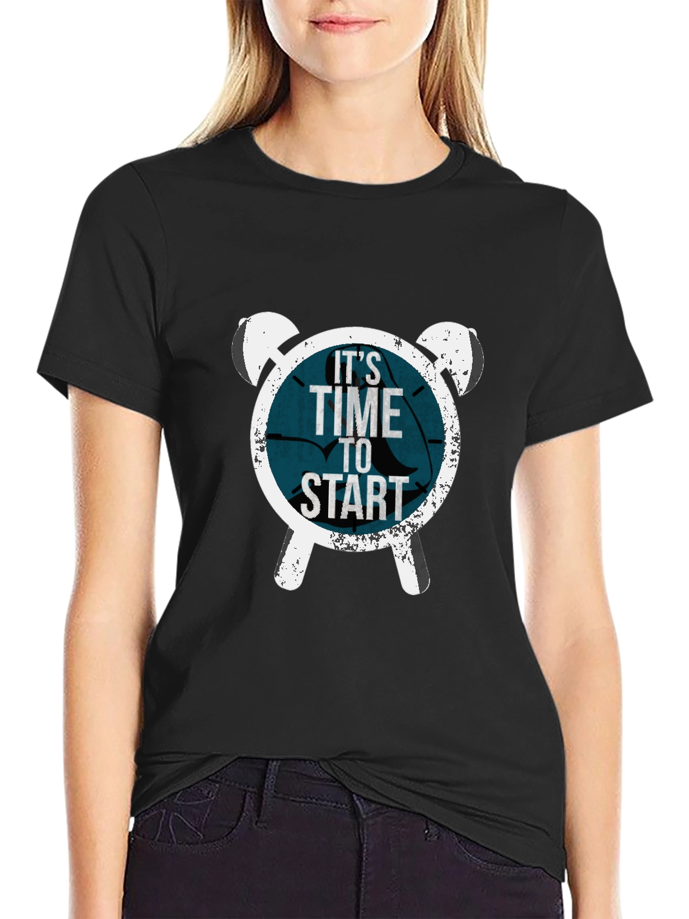 Its Time To Start Graphic Tee - Black