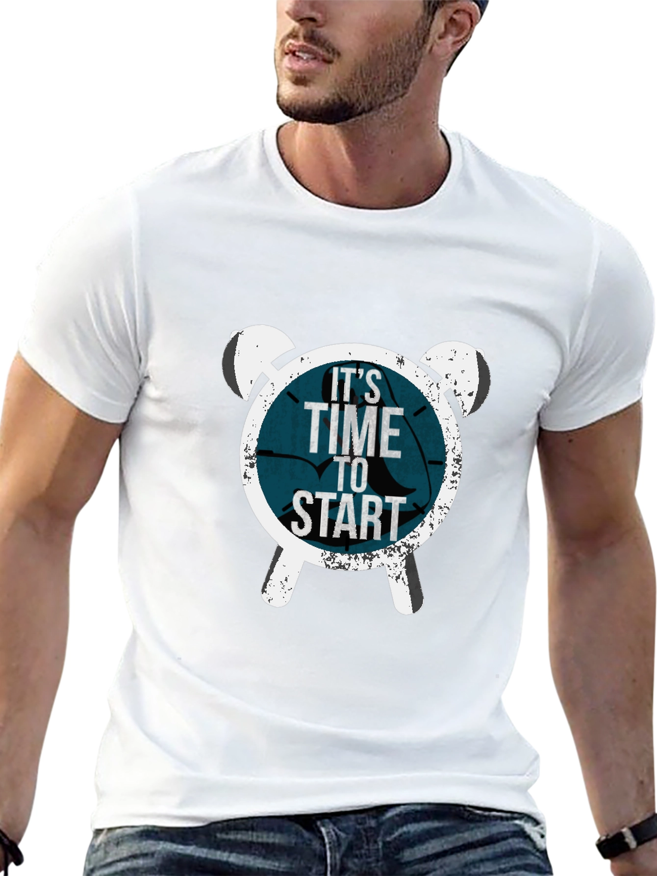 Its Time To Start Graphic Tee - Black