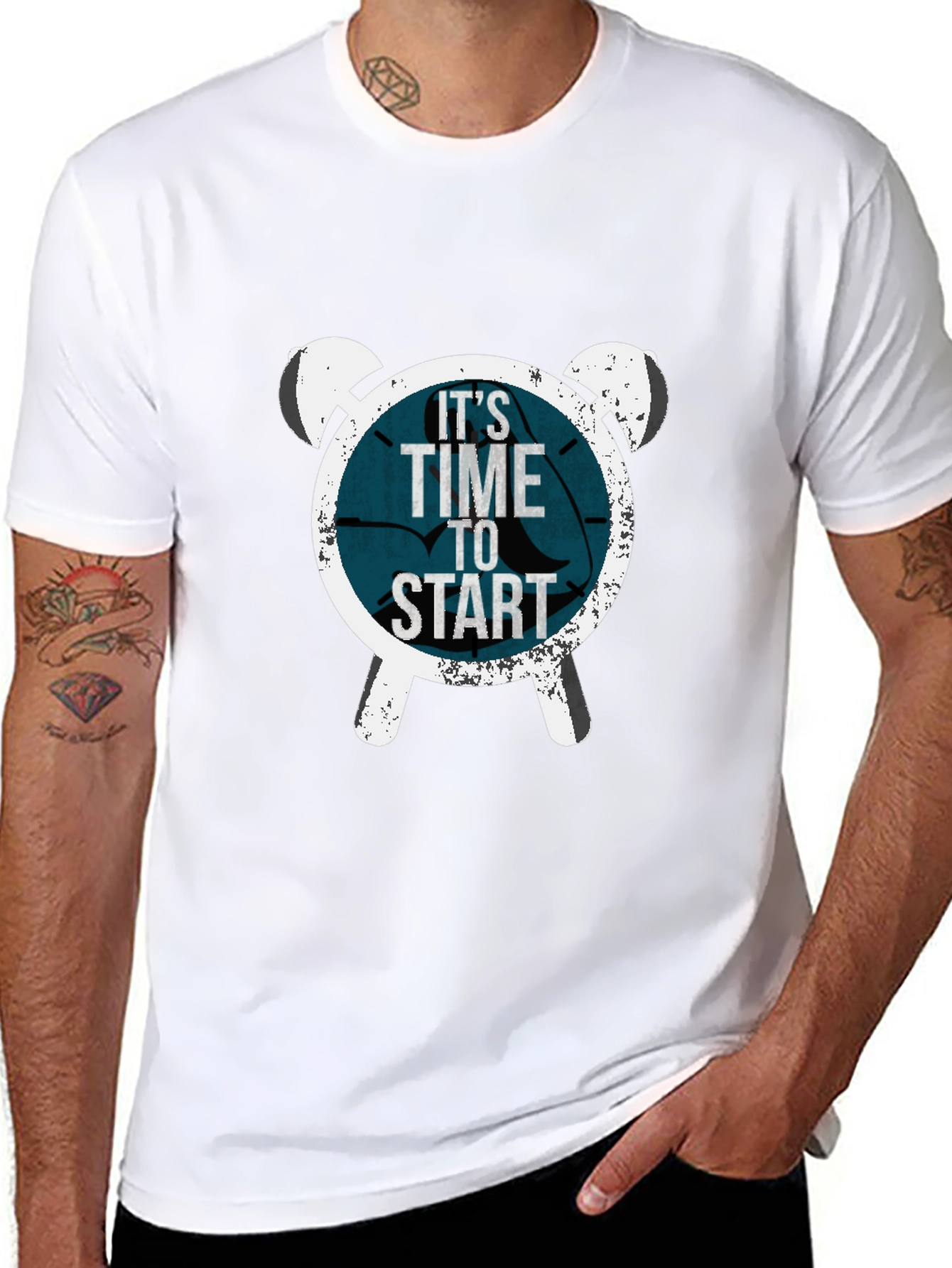 Its Time To Start Graphic Tee - Black