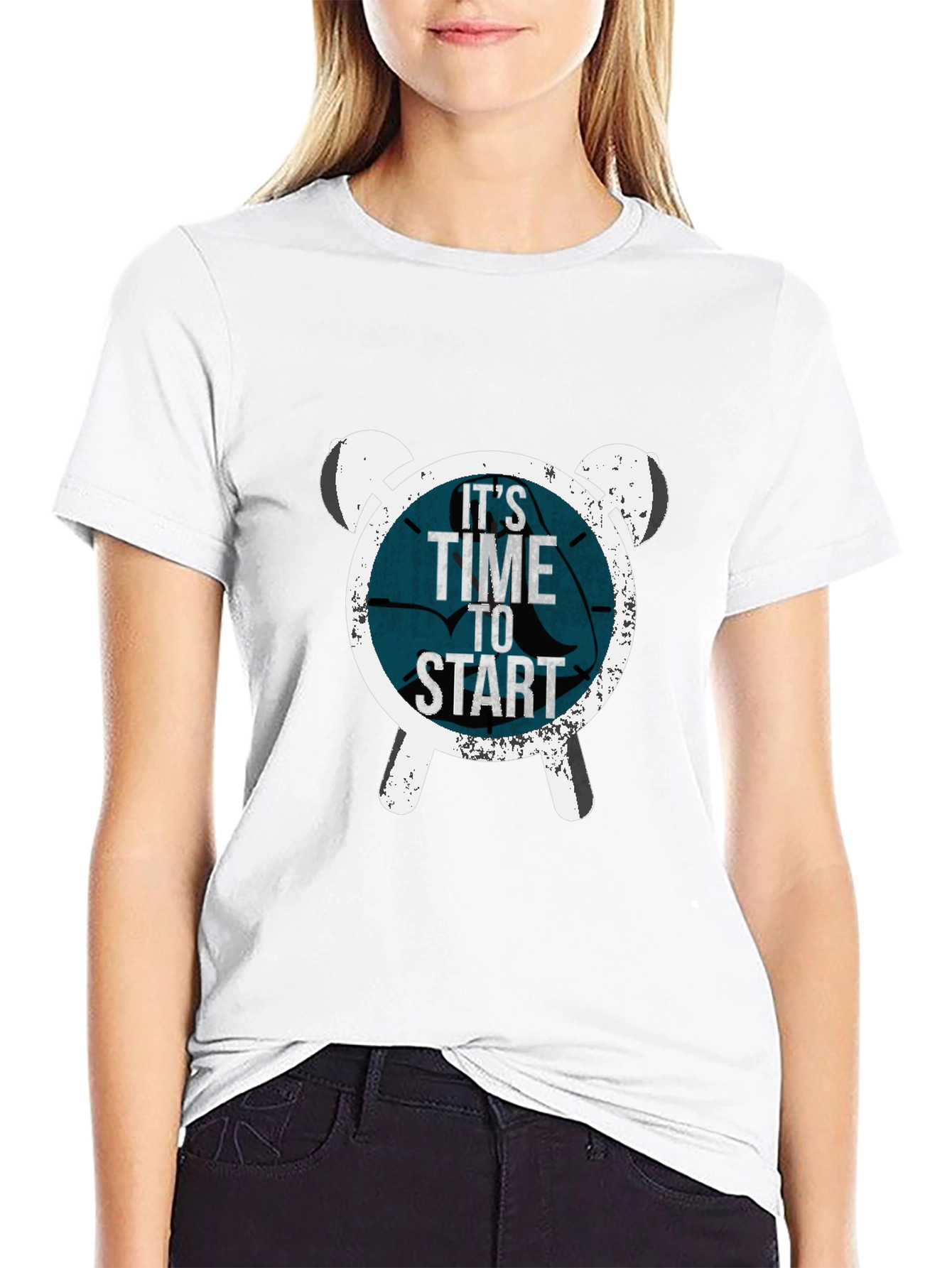 Its Time To Start Graphic Tee - Black
