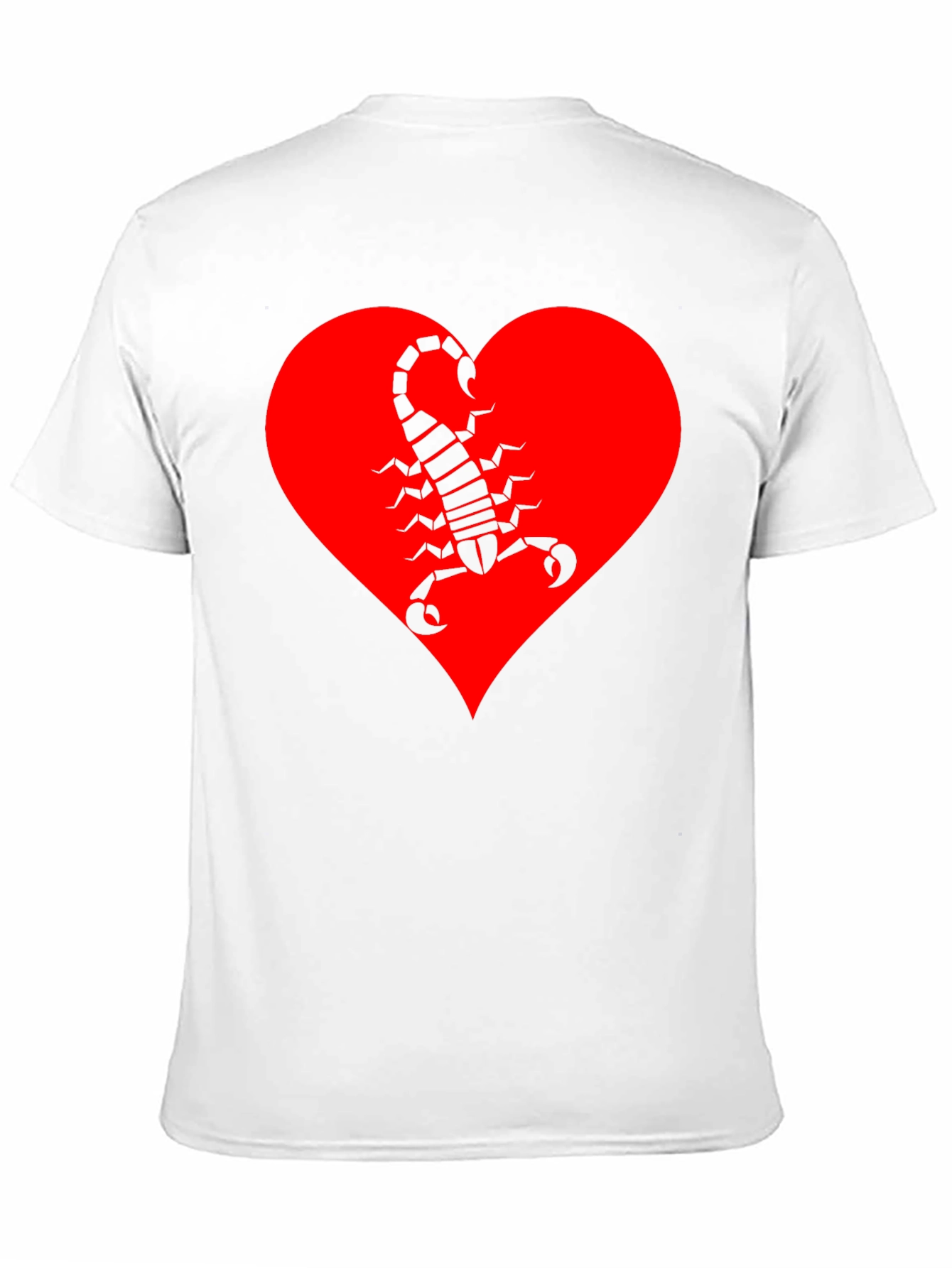 Scorpion Heart Graphic T-Shirt - Black