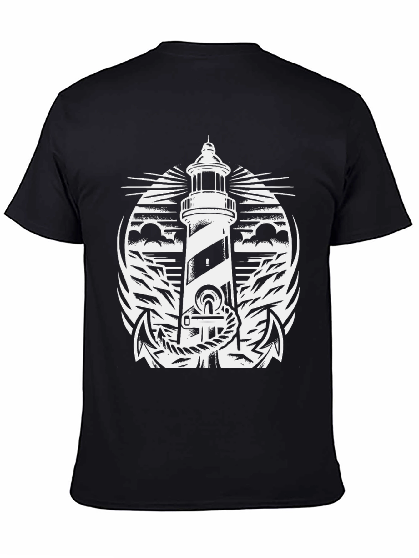 Nautical Lighthouse Graphic T-Shirt