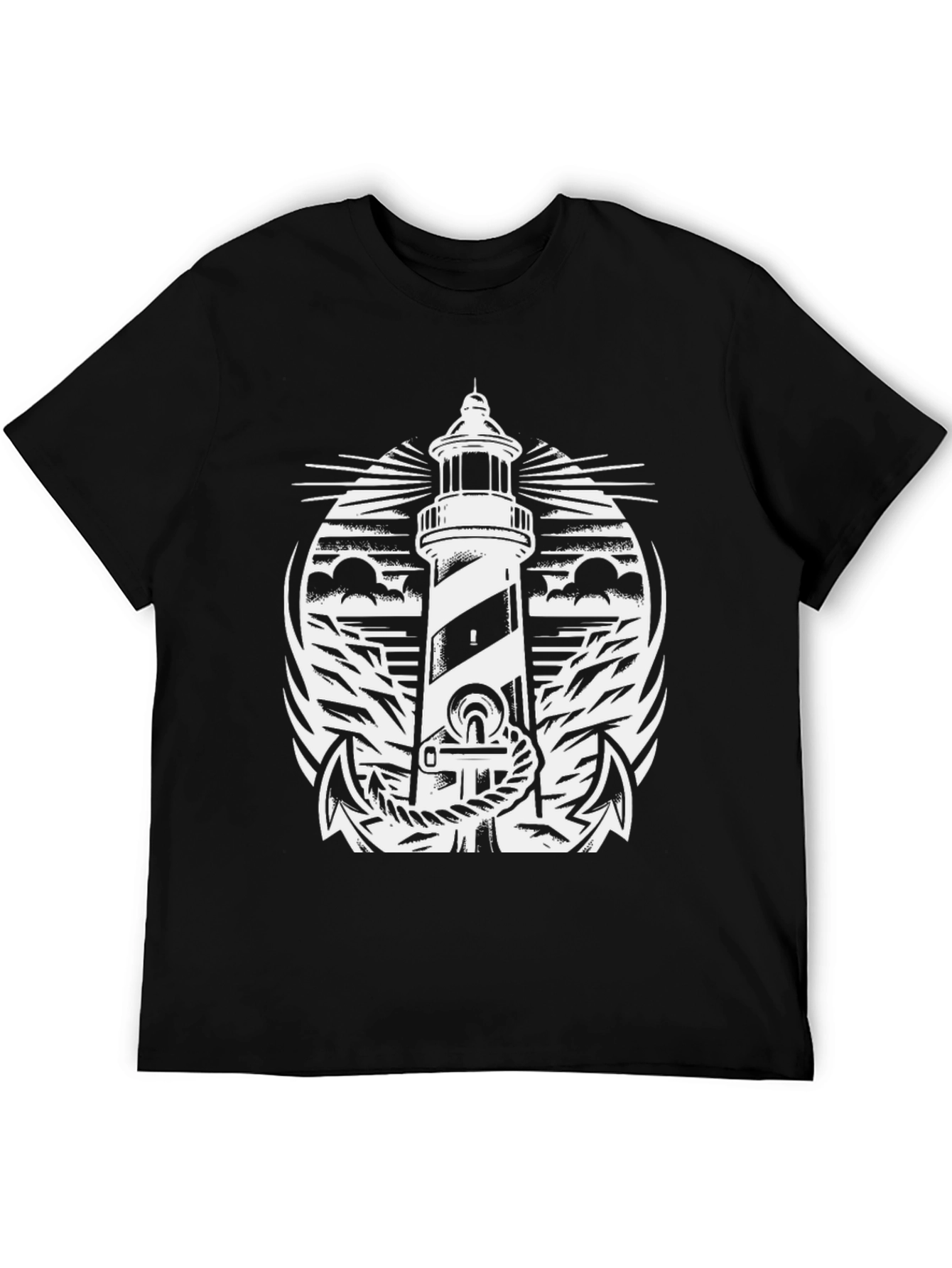 Nautical Lighthouse Graphic T-Shirt