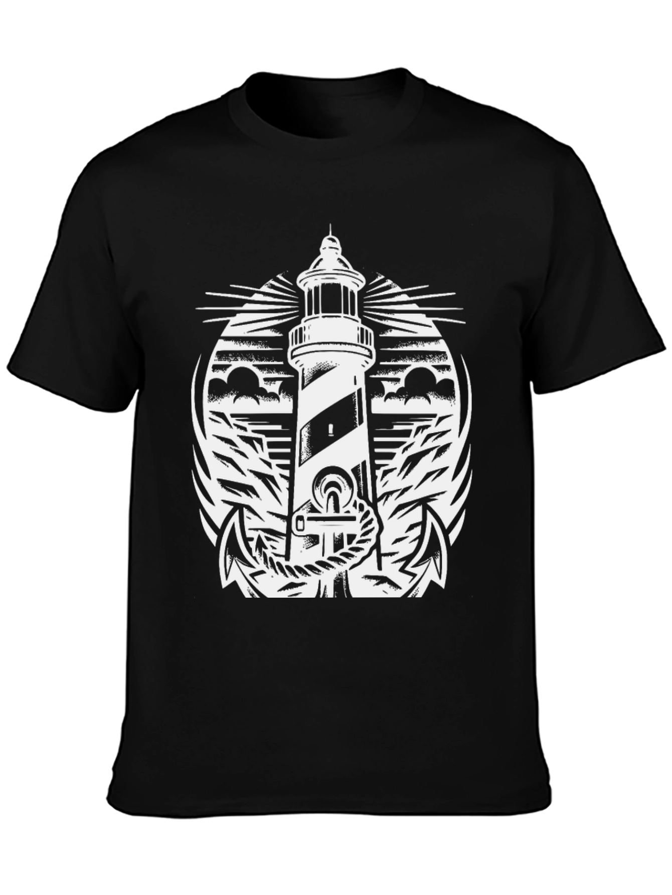 Nautical Lighthouse Graphic T-Shirt