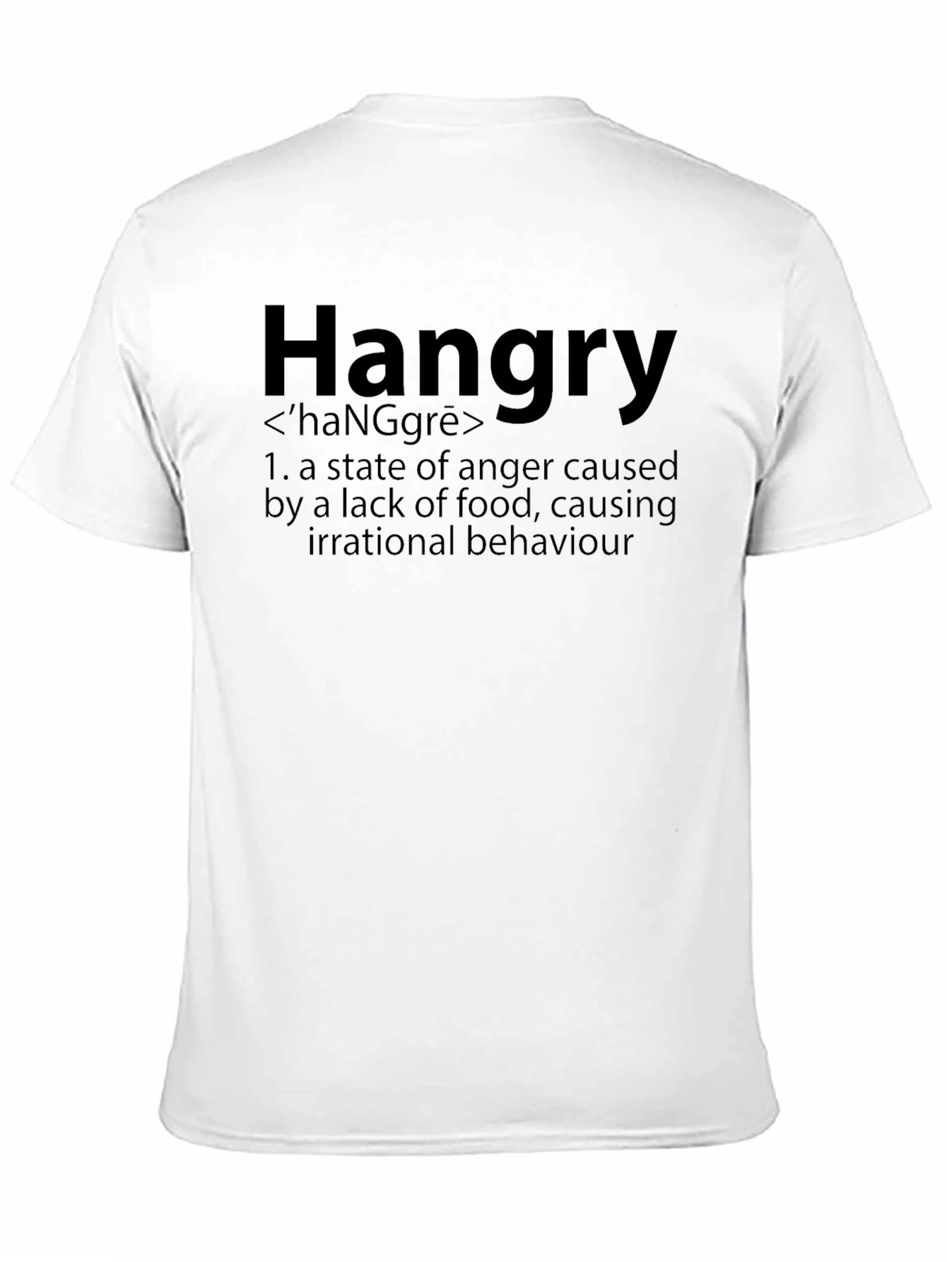 Hangry Definition T-Shirt - Funny Hunger Anger