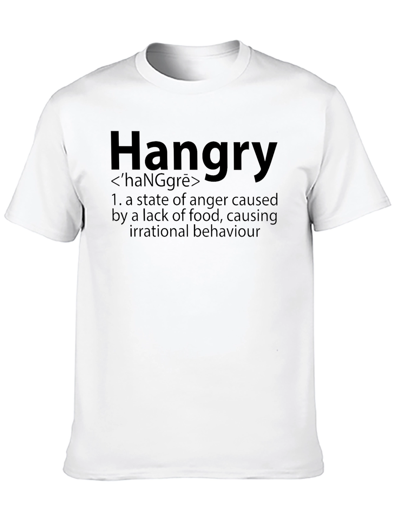 Hangry Definition T-Shirt - Funny Hunger Anger