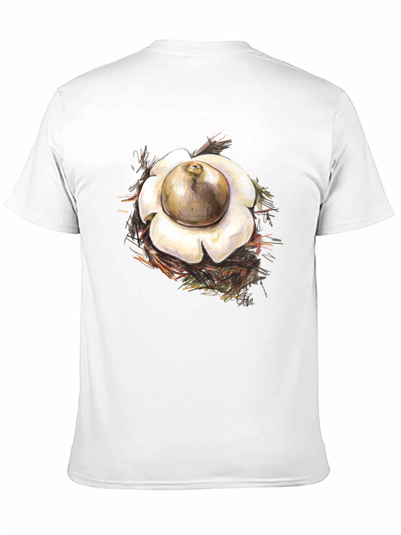 Earthstar Mushroom Graphic Tee - Unique Design
