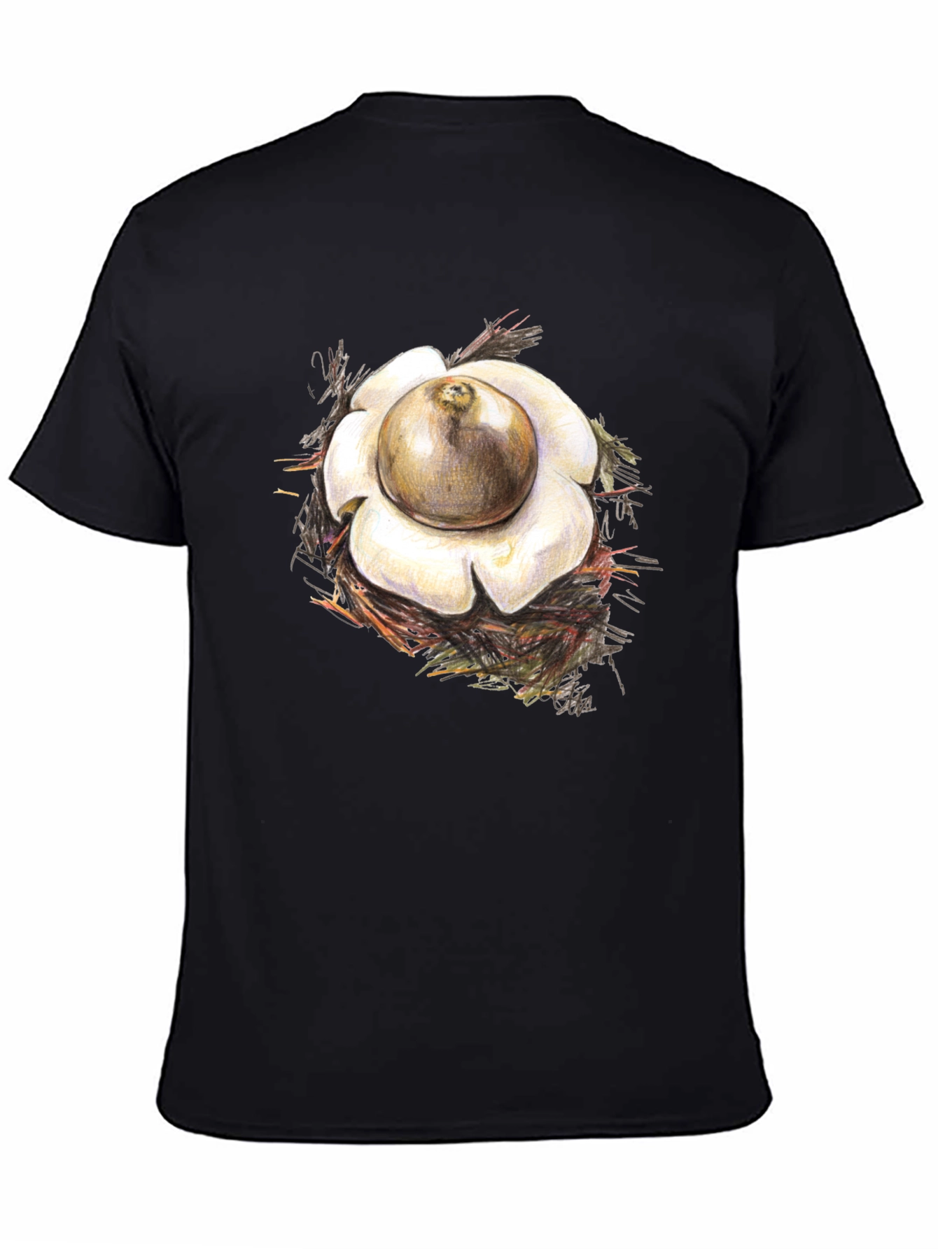 Earthstar Mushroom Graphic Tee - Unique Design