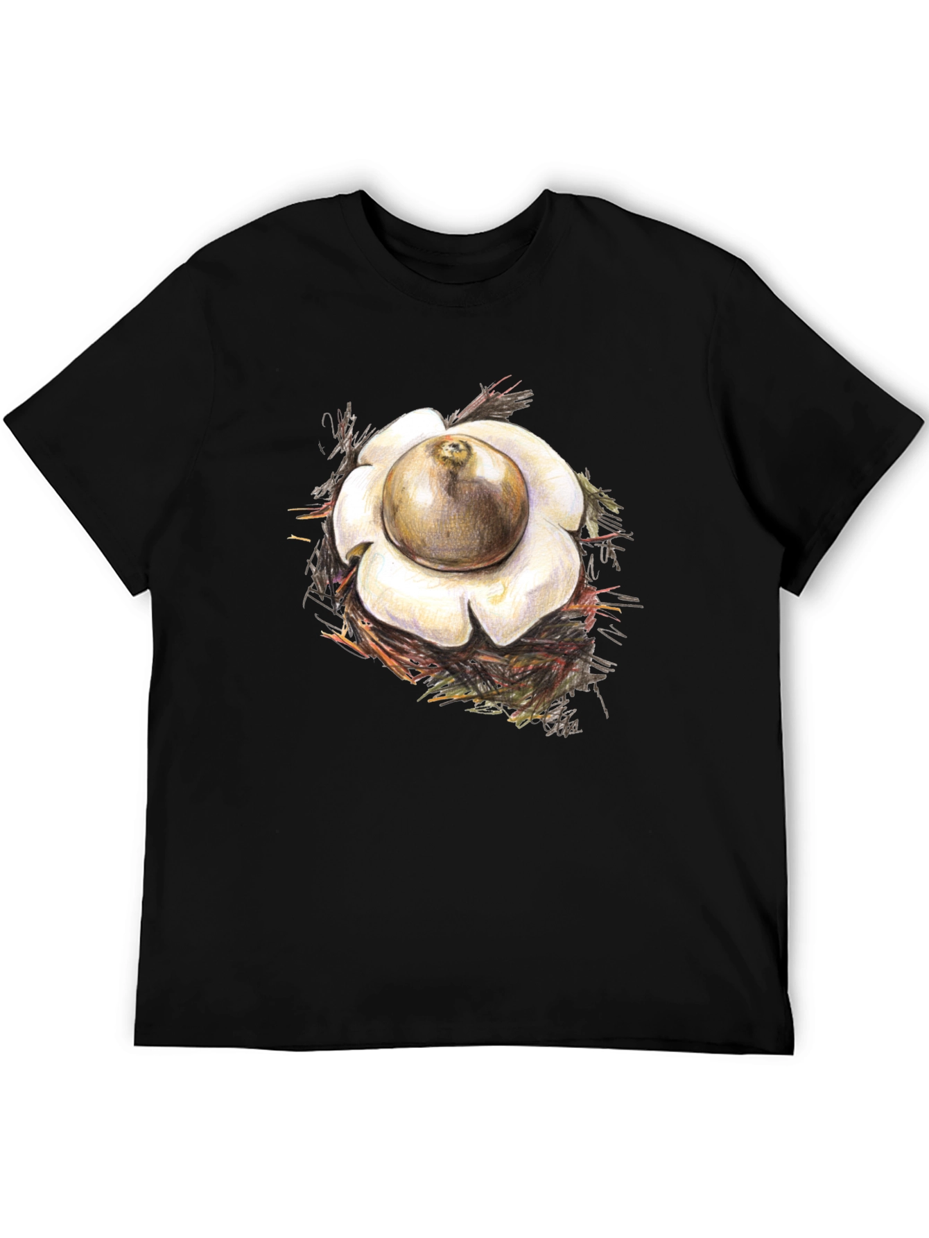 Earthstar Mushroom Graphic Tee - Unique Design