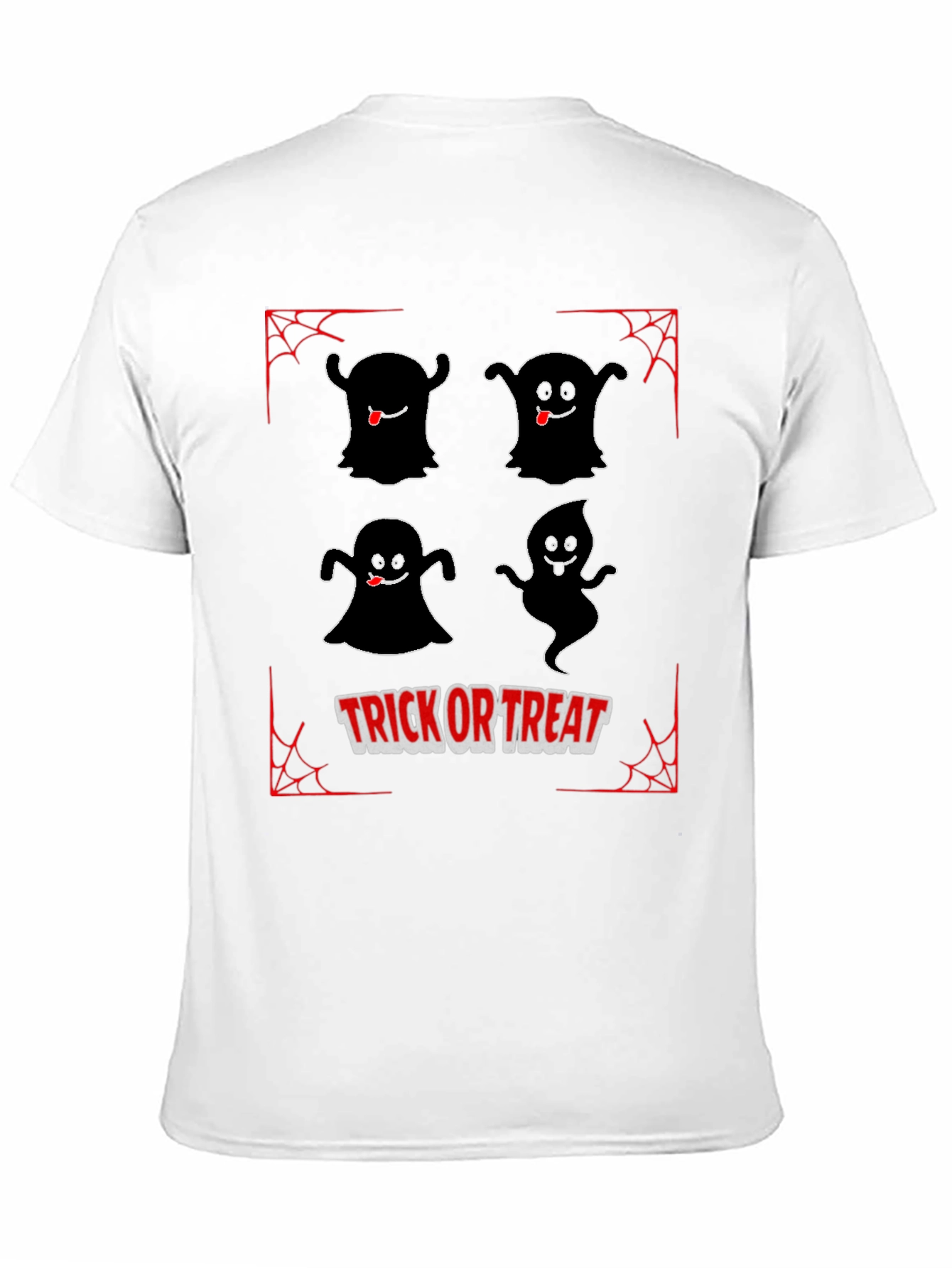Halloween Trick or Treat Ghost Graphic T-Shirt
