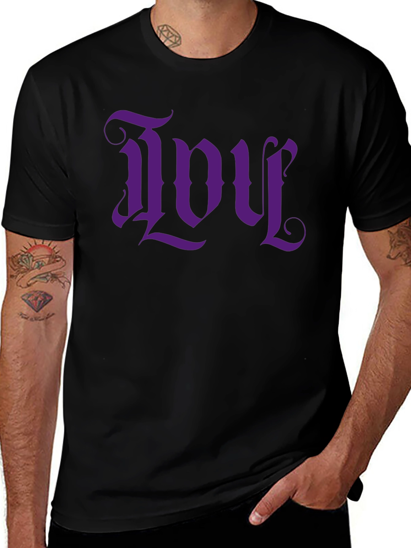 Ivy Graphic Tee - Classic Gothic Design