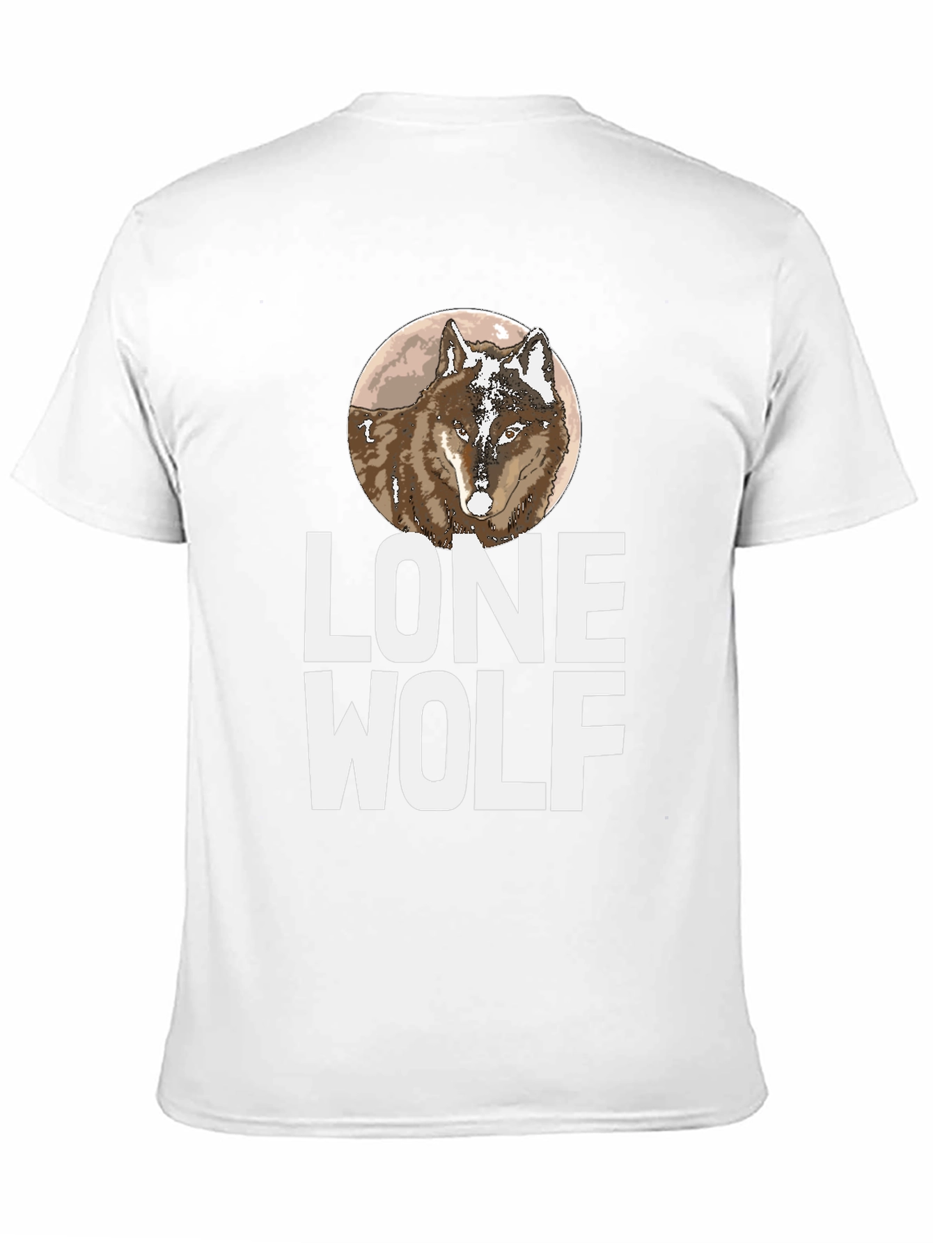 Lone Wolf Graphic Tee - Stylish Mens T-Shirt