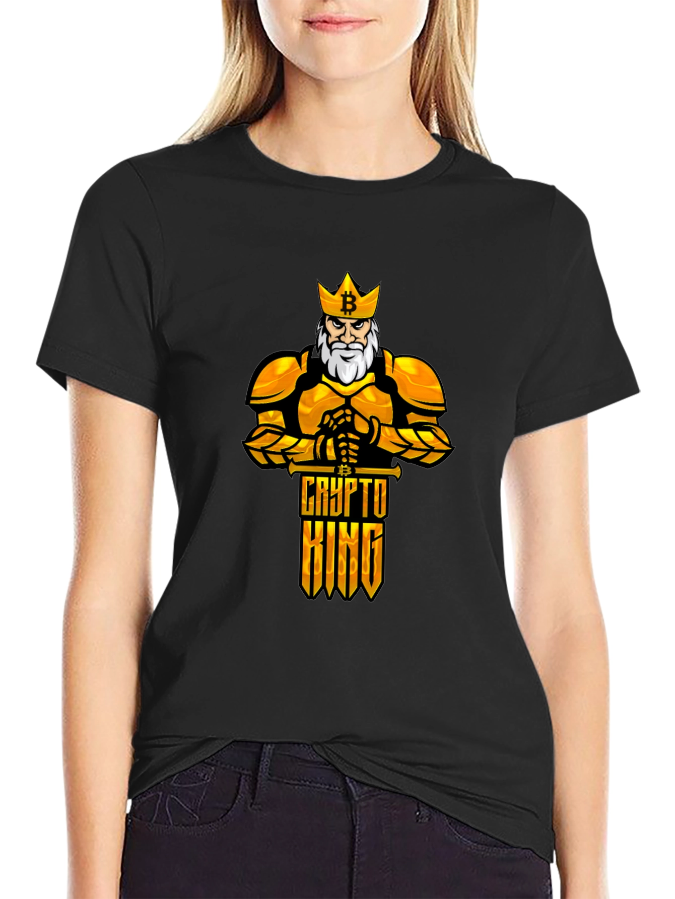 Crypto King T-Shirt - Bitcoin King