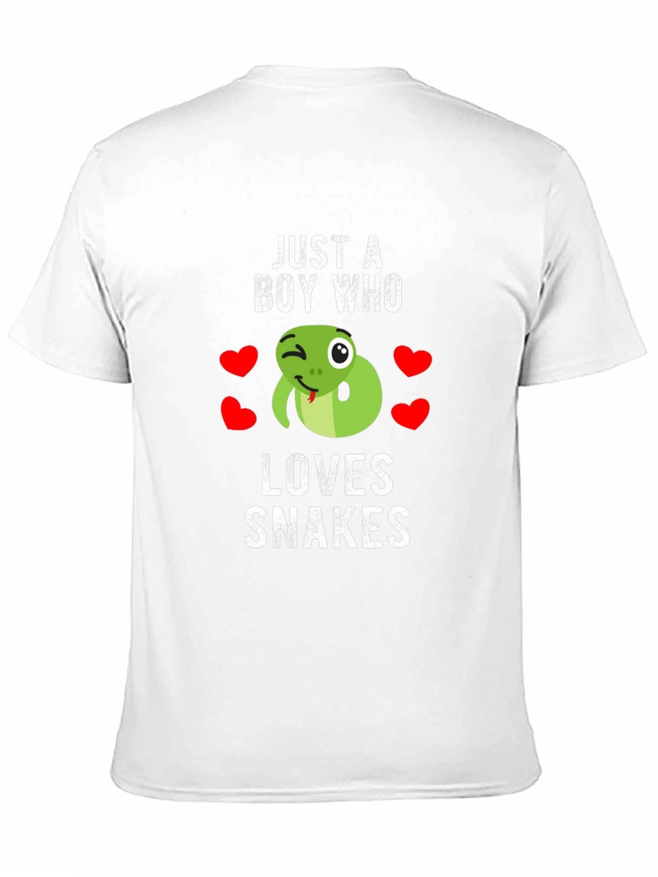 Boy Who Loves Snakes T-Shirt - Cute Snake Design