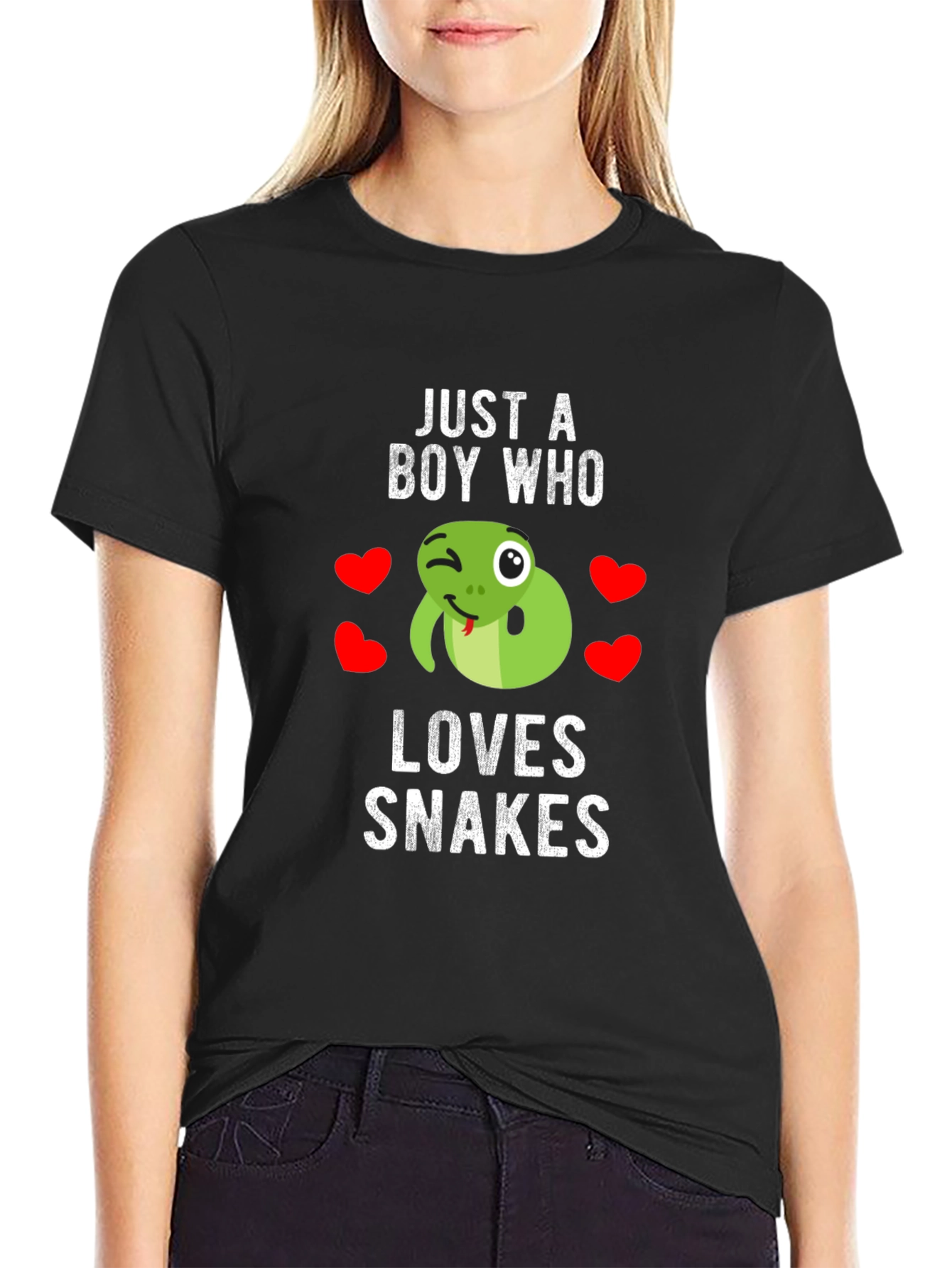 Boy Who Loves Snakes T-Shirt - Cute Snake Design