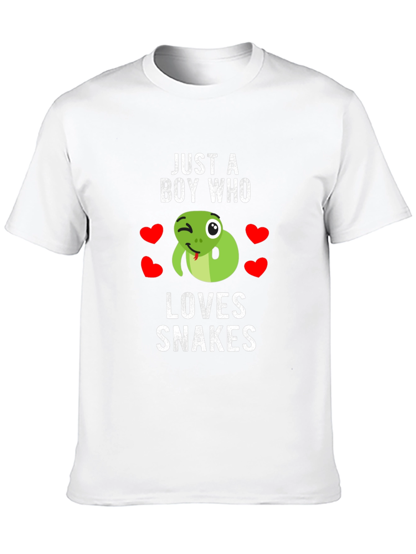 Boy Who Loves Snakes T-Shirt - Cute Snake Design