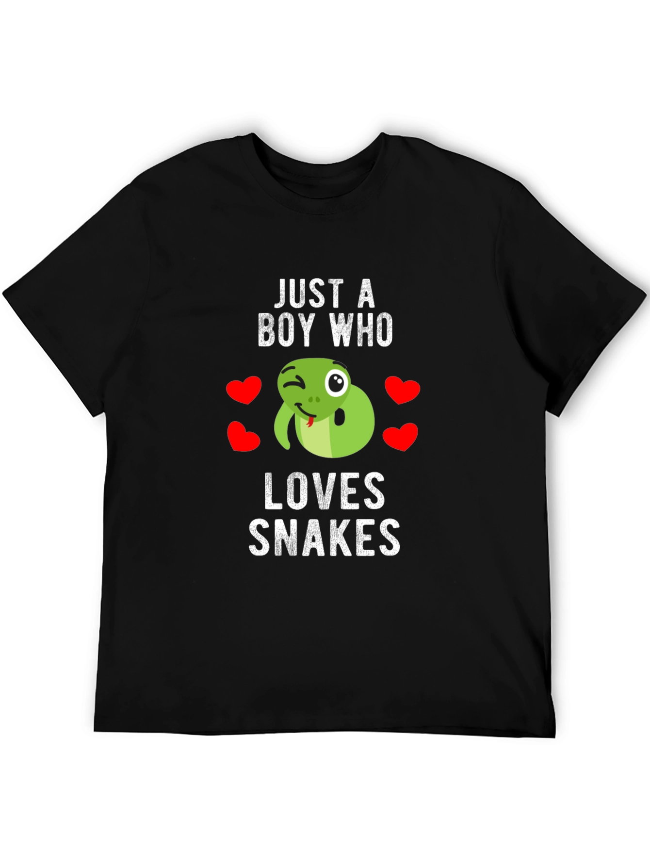 Boy Who Loves Snakes T-Shirt - Cute Snake Design