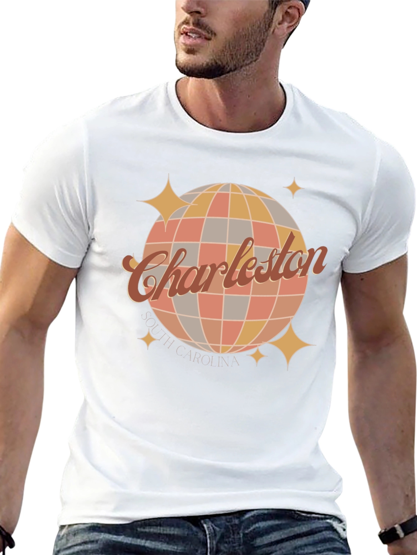Retro Charleston SC Graphic Tee -  Stylish City Pride