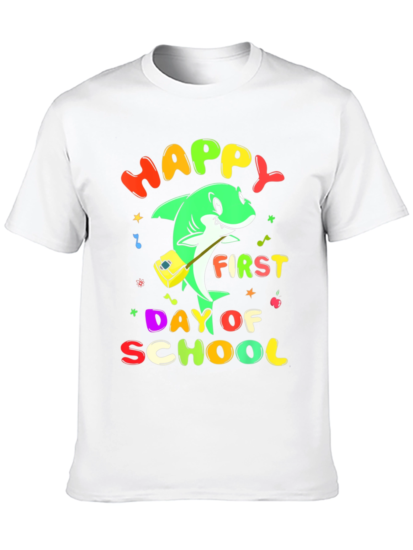 Happy First Day of School Shark T-Shirt