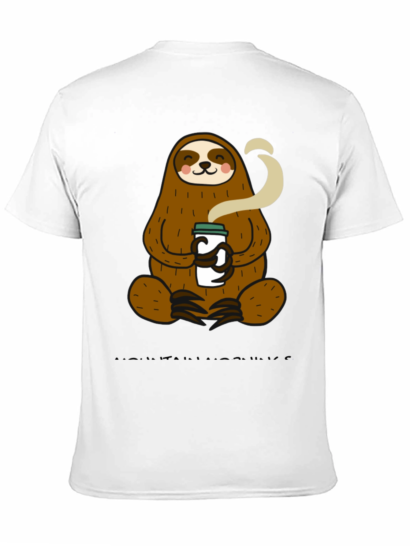 Sloth Coffee T-Shirt - Relaxed Style