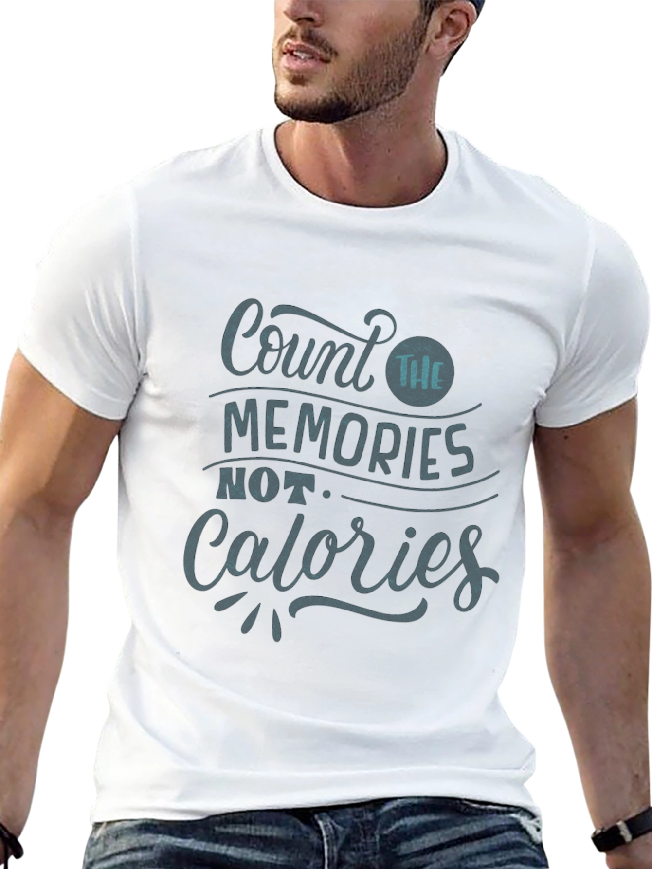 Count Memories Not Calories Graphic T-Shirt