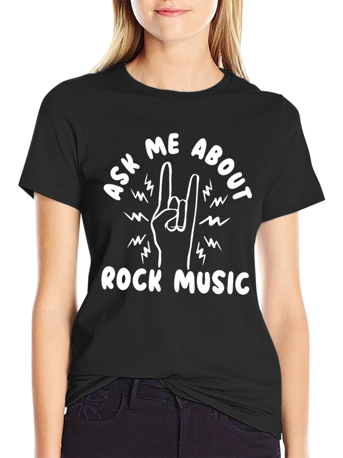 Ask Me About Rock Music T-Shirt