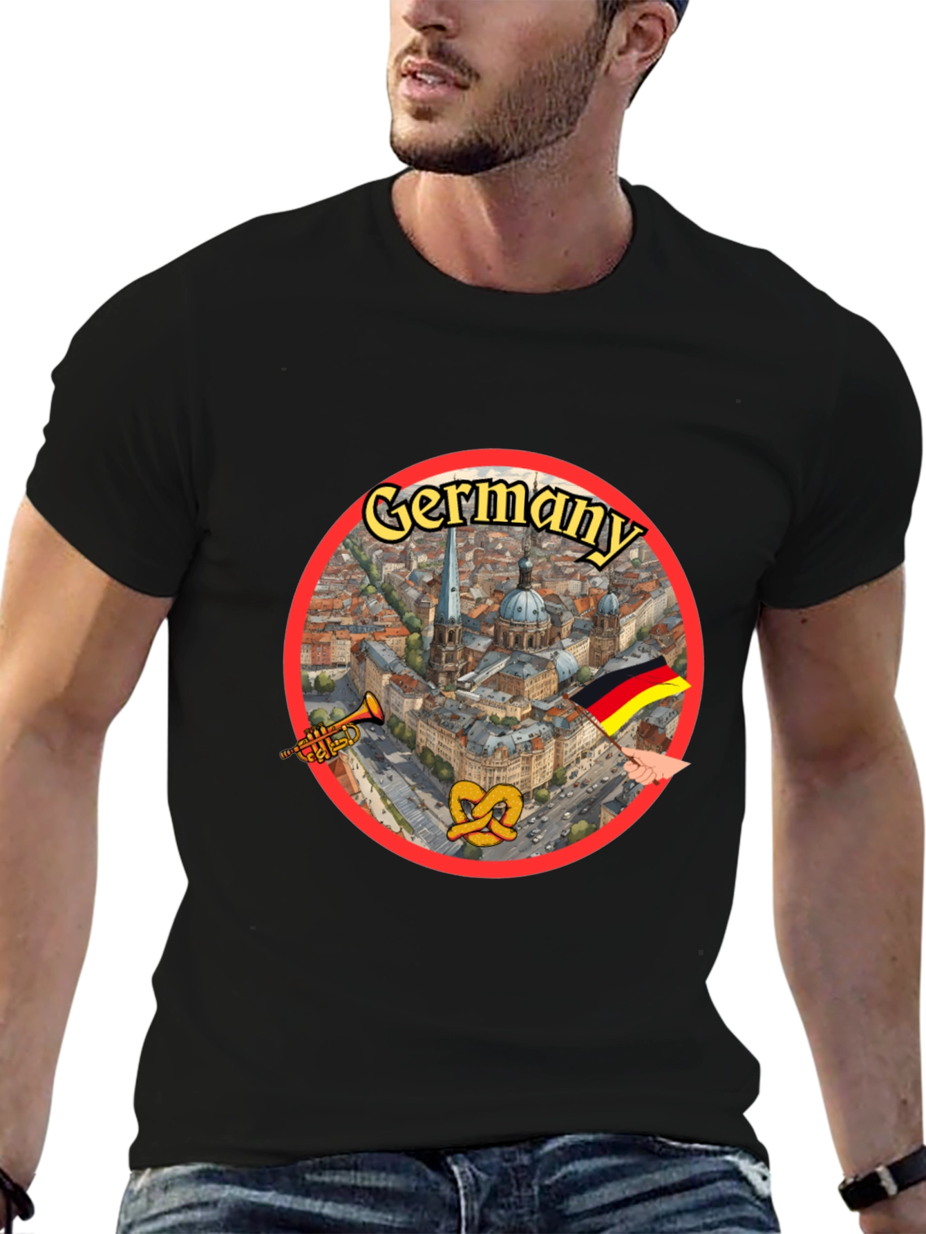 Germany Graphic Print T-Shirt