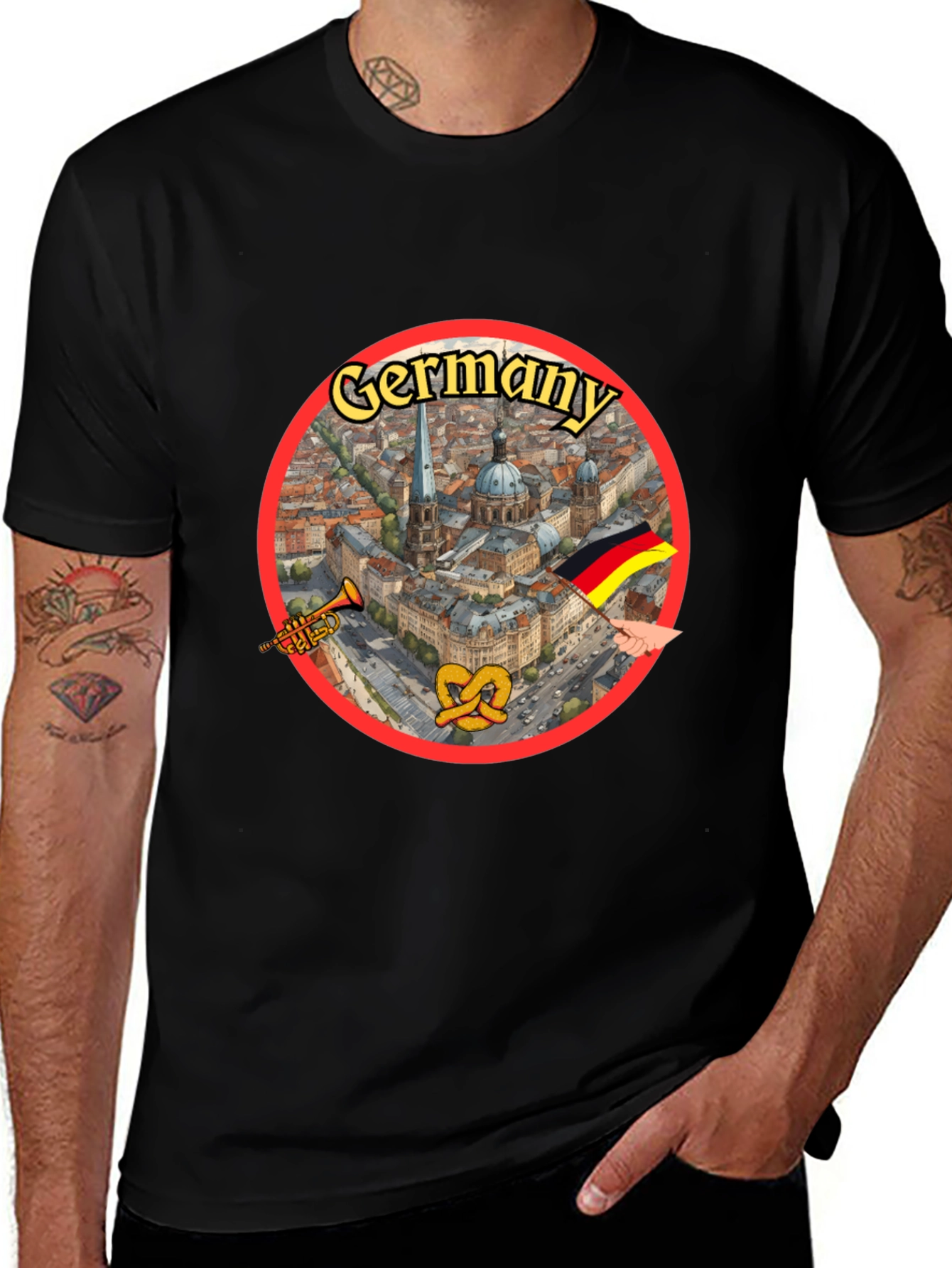 Germany Graphic Print T-Shirt