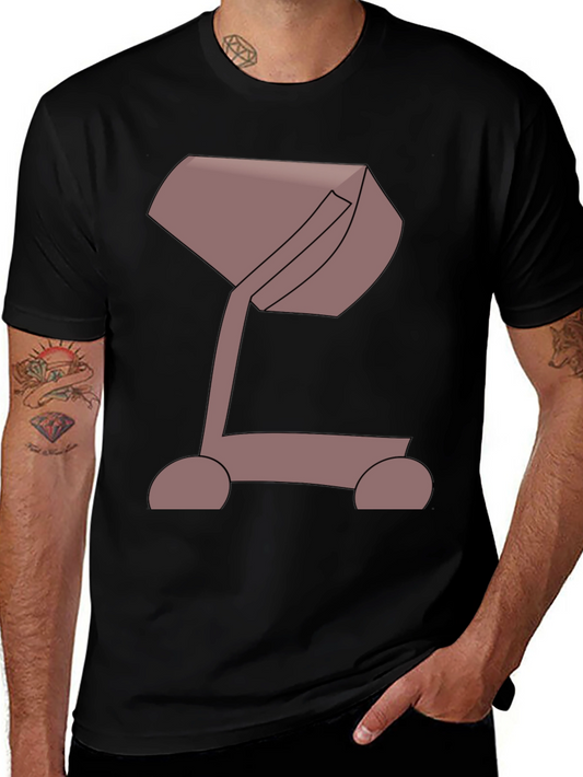 Abstract Cartoon Graphic Tee - Unique Design Shirt