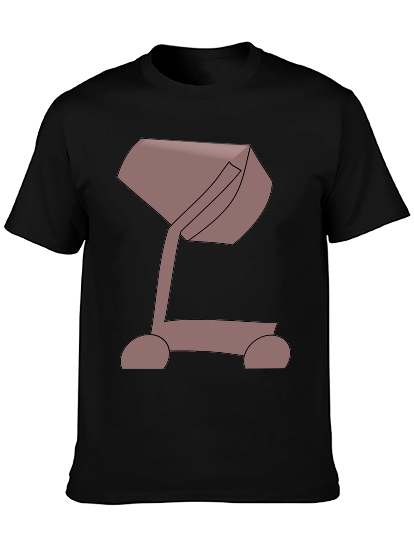 Abstract Cartoon Graphic Tee - Unique Design Shirt