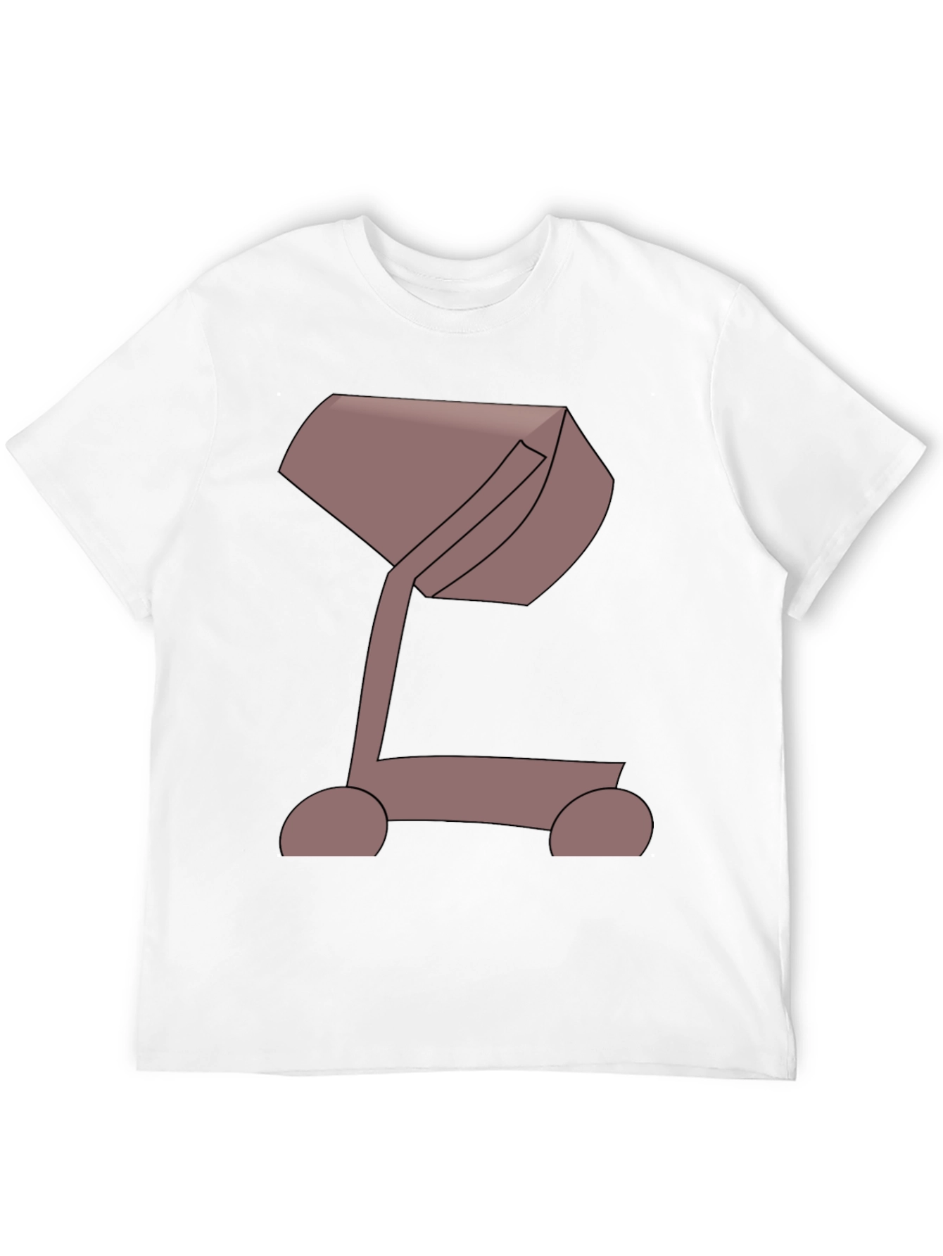 Abstract Cartoon Graphic Tee - Unique Design Shirt