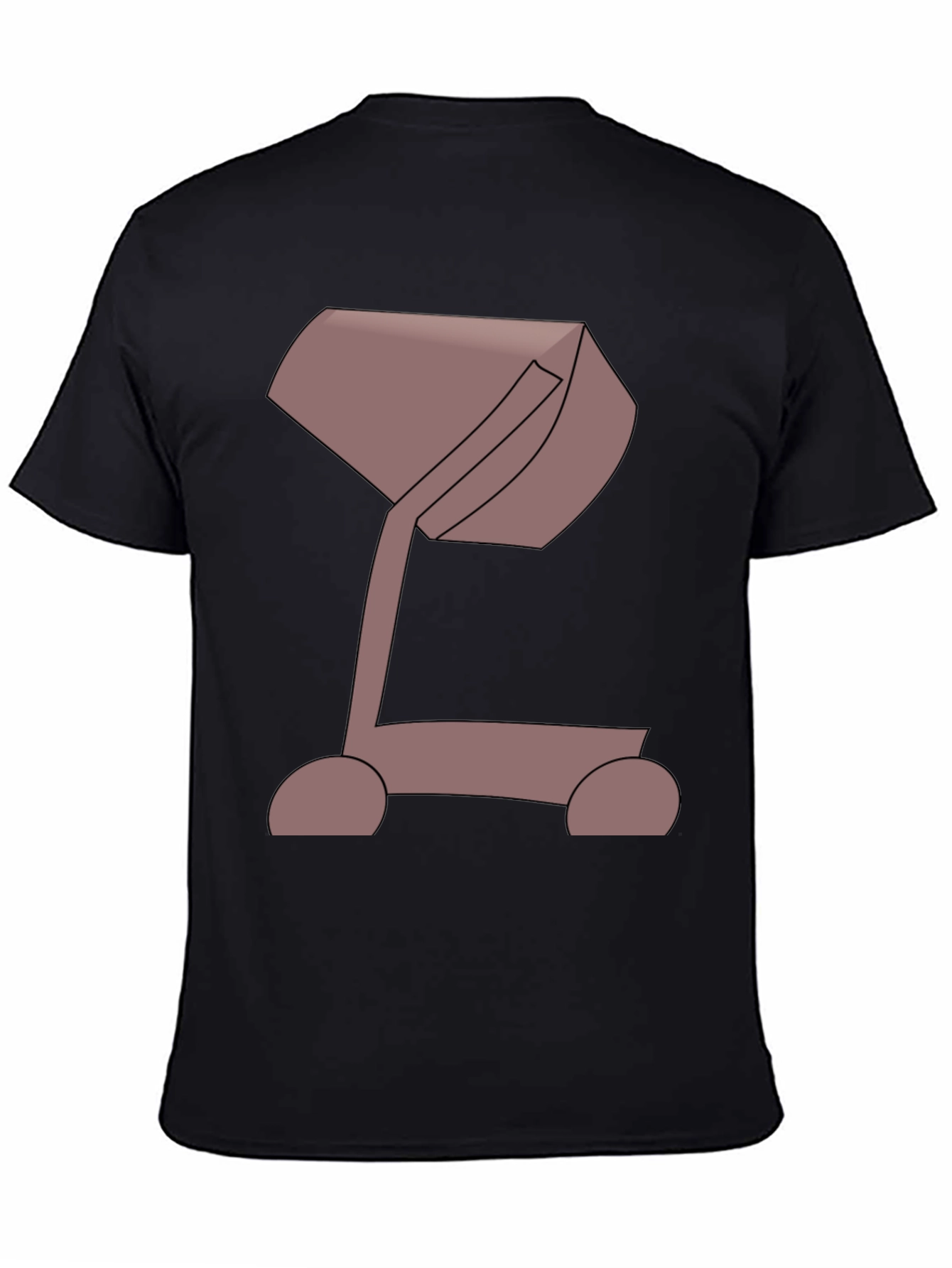 Abstract Cartoon Graphic Tee - Unique Design Shirt