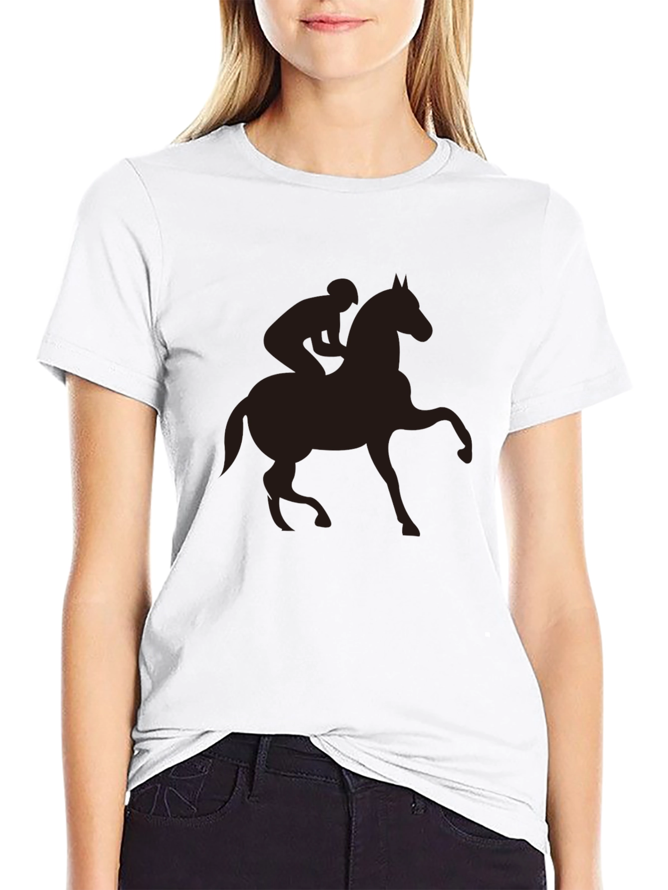 Equestrian Silhouette T-Shirt - Classic Design