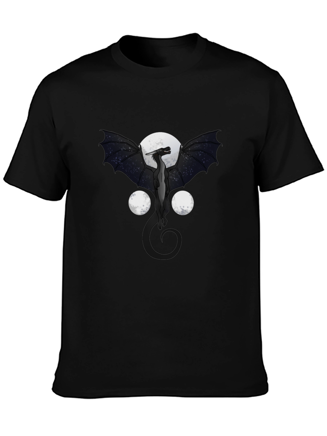 Dragon Moon T-Shirt - Graphic Print