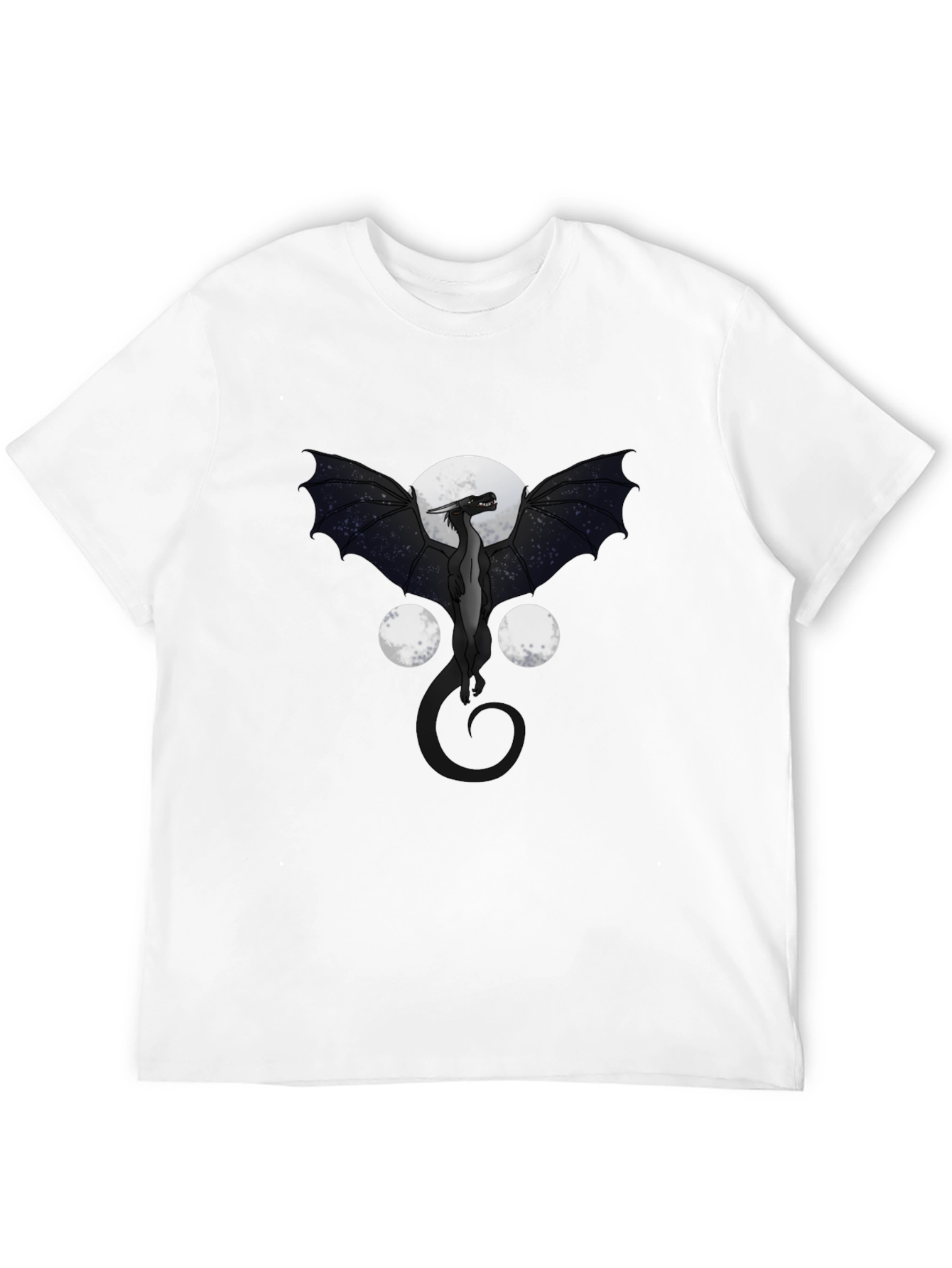 Dragon Moon T-Shirt - Graphic Print