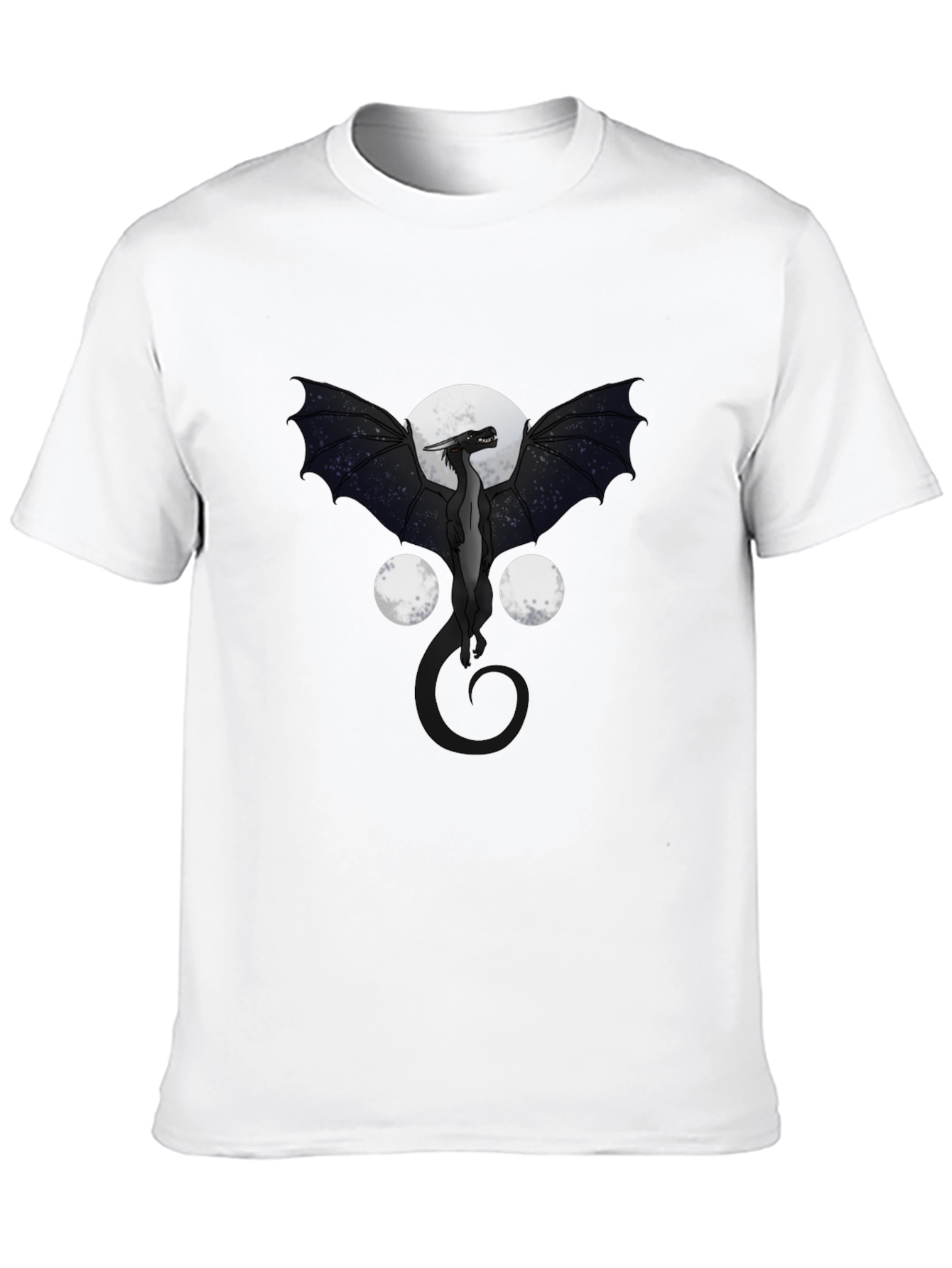 Dragon Moon T-Shirt - Graphic Print